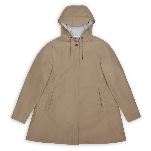 Rains - Women's A-Line W Jacket W3 - Regenjacke Gr S beige