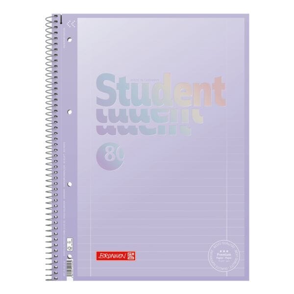 Brunnen Collegeblock »Premium Studen« A4 Lineatur 27 lila Image