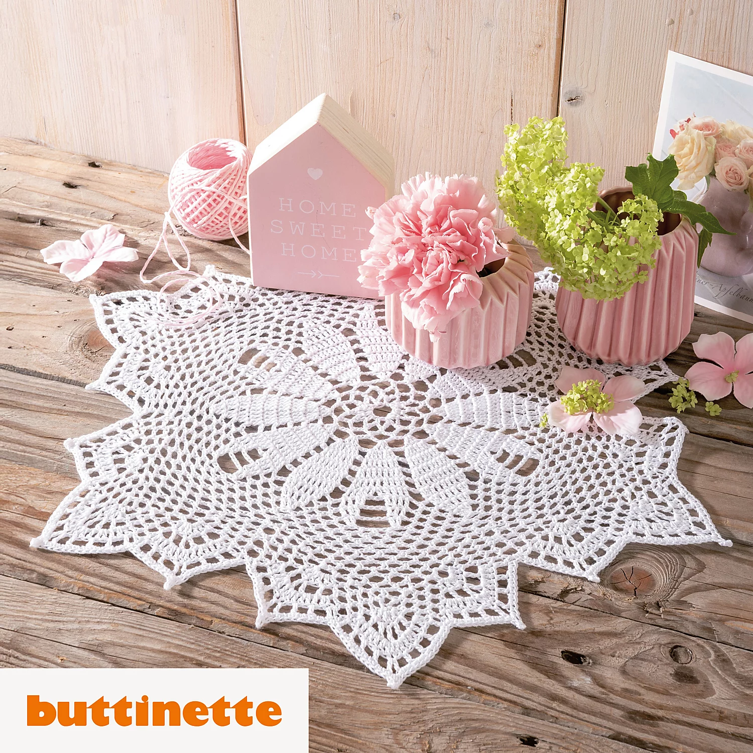 Häkelanleitung – Häkeldeckchen aus Woll Butt Diana