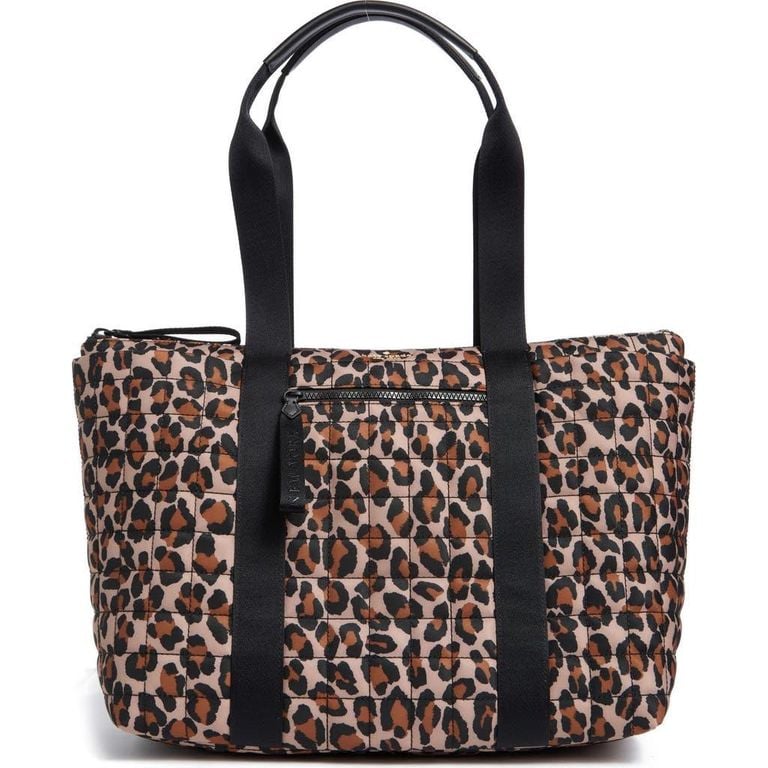 Camden Spotted Leopard Print Tote Bag - Black - Kate Spade Totes
