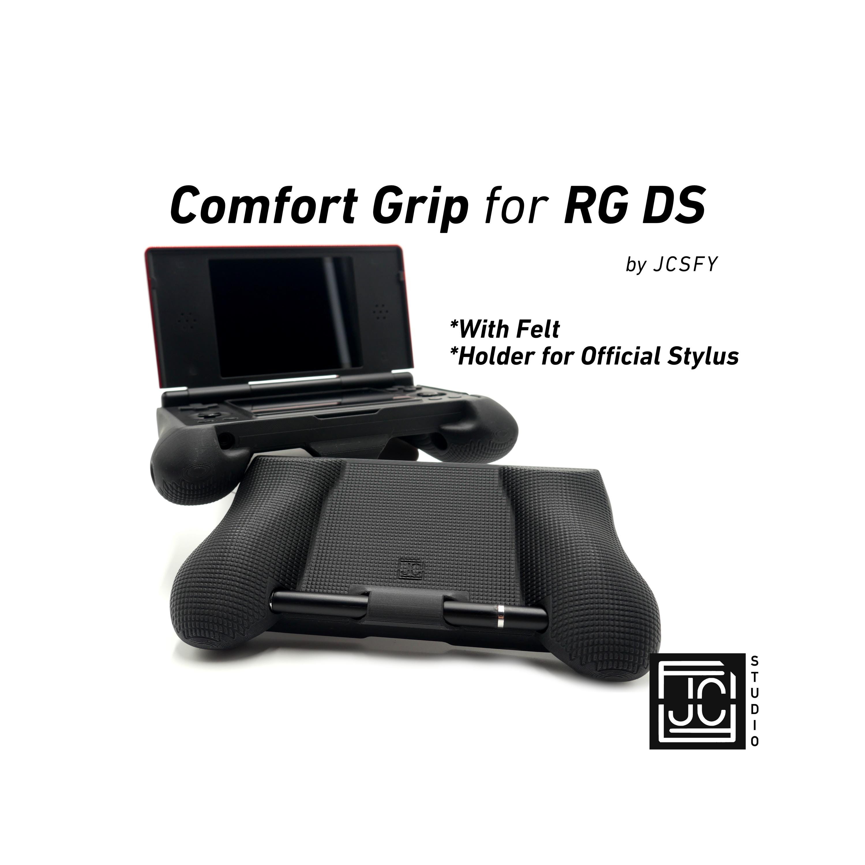 Impugnatura per dispositivo Anbernic RGDS a doppio schermo, impugnatura spessa e confortevole con rivestimento in feltro, ergonomica, portatile RG Ds,