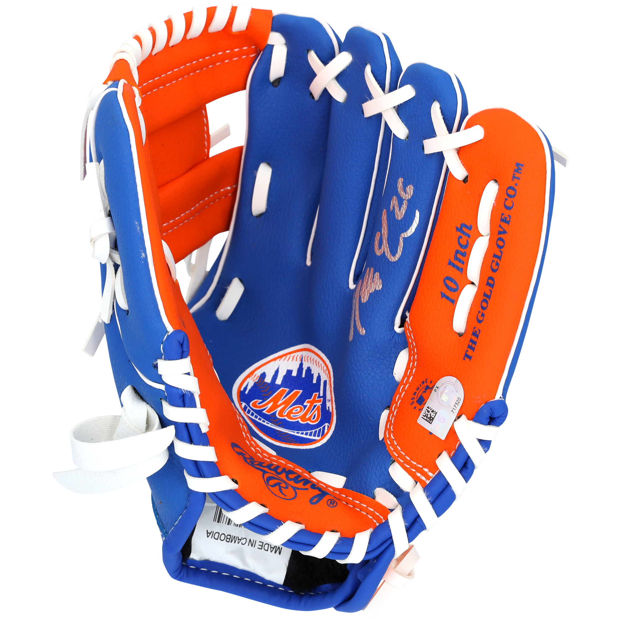 Nolan McLean New York Mets signierter Rawlings-Replika-Handschuh Image