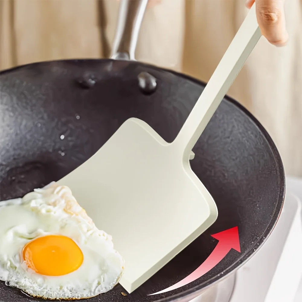 Spatule en Silicone de qualité alimentaire, ustensiles de cuisine, cuisson Tamagoyaki, ustensiles de cuisine antiadhésifs, Spatule à Pizza pour Steak, ustensiles de cuisine