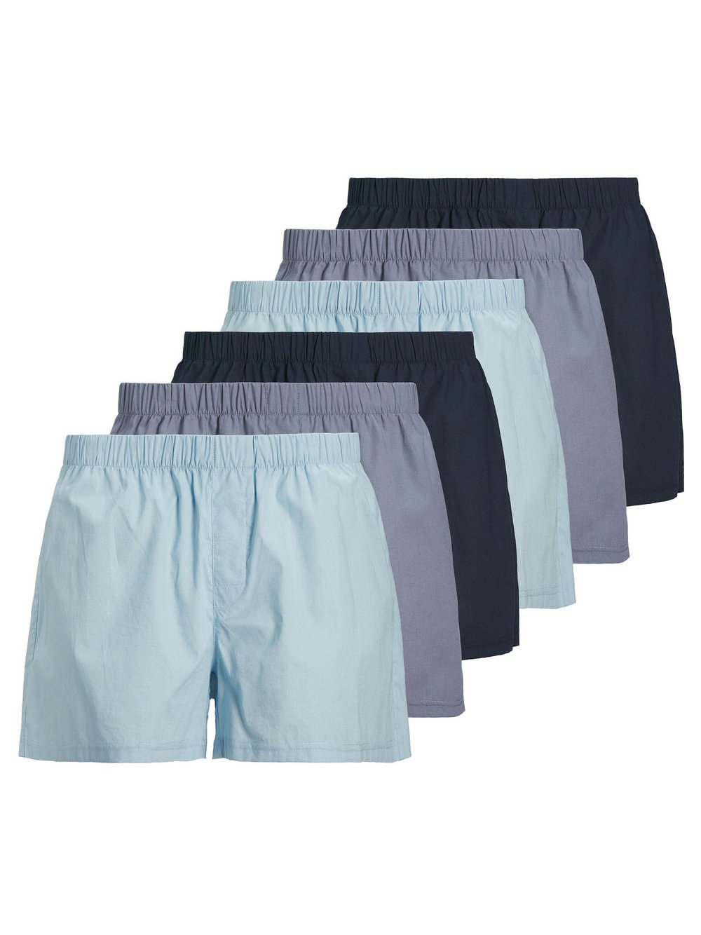Jack & Jones Web-Boxershorts 6er Pack Herren blau, XXL Image