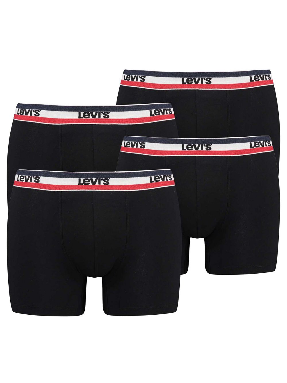 Levi's Boxershort 4er Pack Herren schwarz, M Image