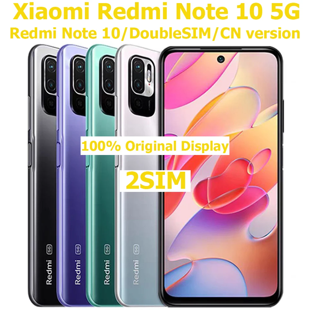 Xiaomi Redmi Note 10 5G Smartphone Android intelligent 6,5 pouces 90Hz 48MP Redmi Smartphone intelligent 5000mAh NFC Version chinoise Débloqué d'origine
