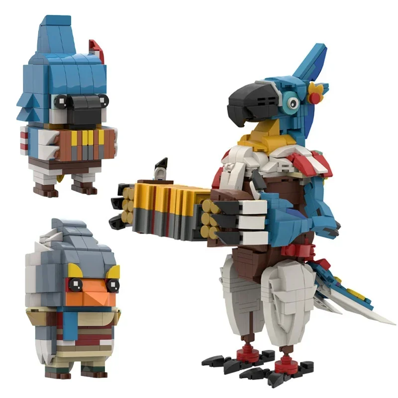MOC Beliebte Spiel Figur Brickheadz Bausteine Kit Zeldaed Cas Vogel Monster Modell DIY Puzzle Spielzeug für Kinder Geburtstag Geschenk Image