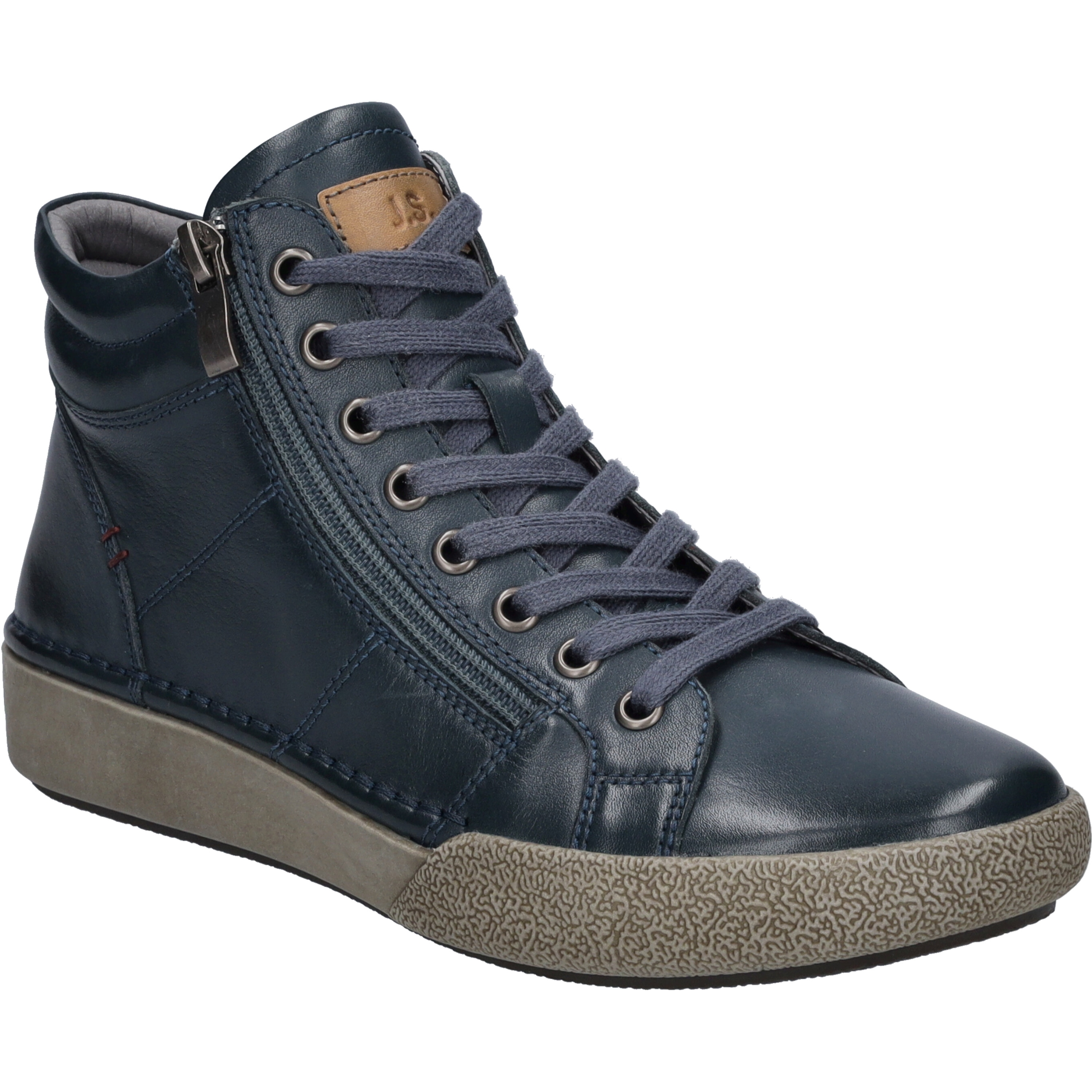 Sneaker JOSEF SEIBEL "Claire 11, ocean", Damen, Gr. 38, blau (ocean), Obermaterial: 100% Rindsleder Leather cow., Schuhe Sneaker