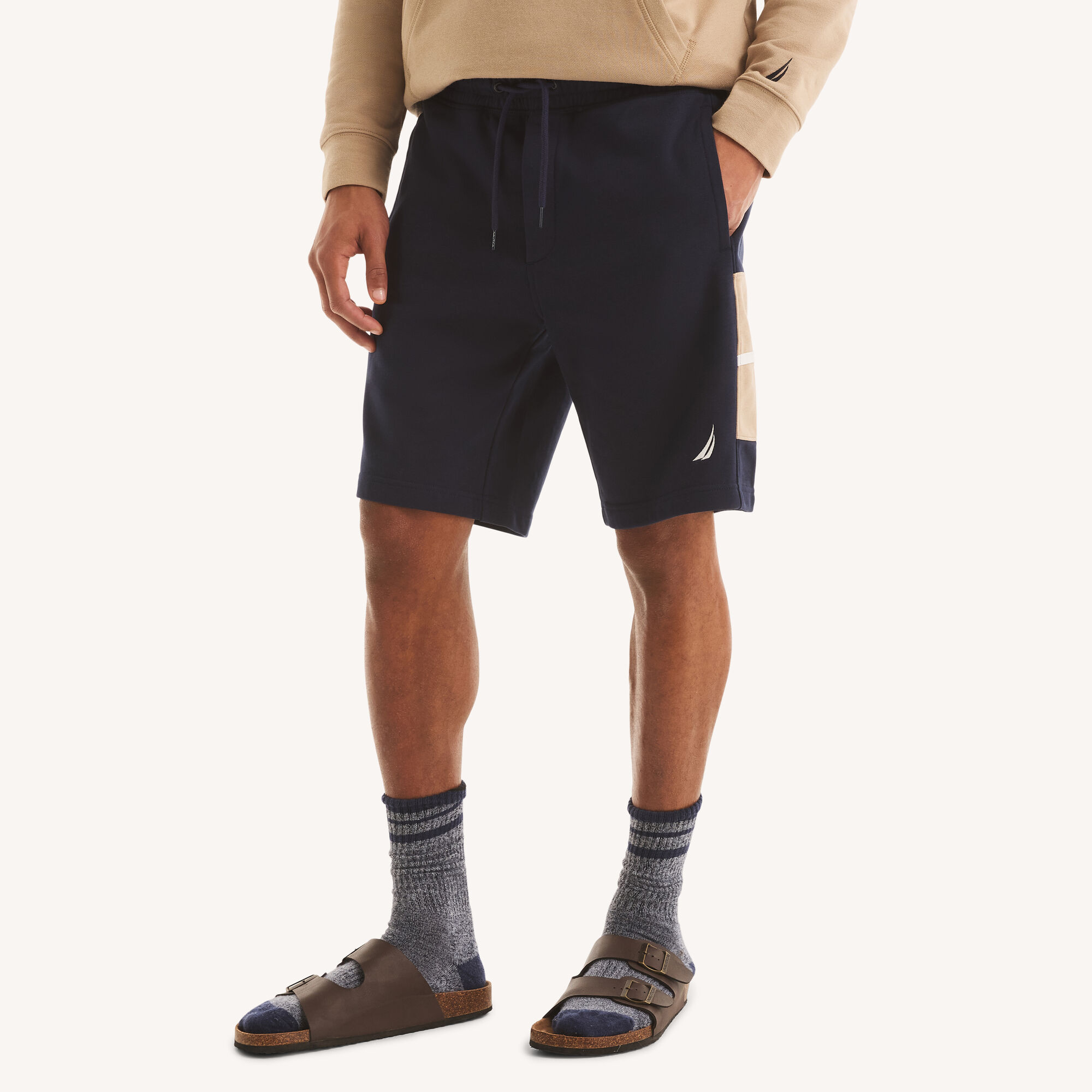 Nautica Men's 9" Panel Short 482 (Stellar Blue Heather), XL