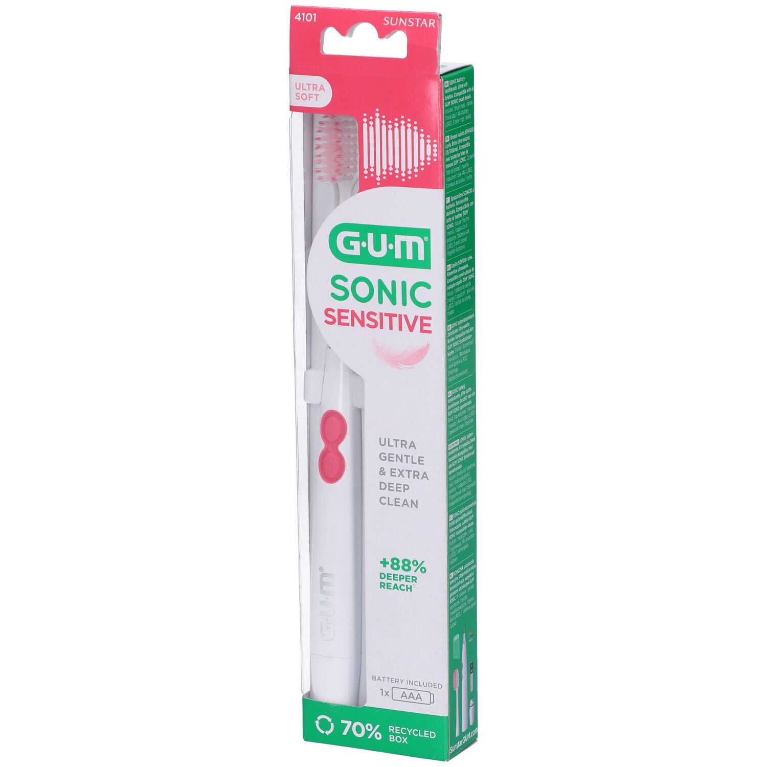 Gum Sonic Sensitive Spazzolino Batteria Adulto 1 pz da denti