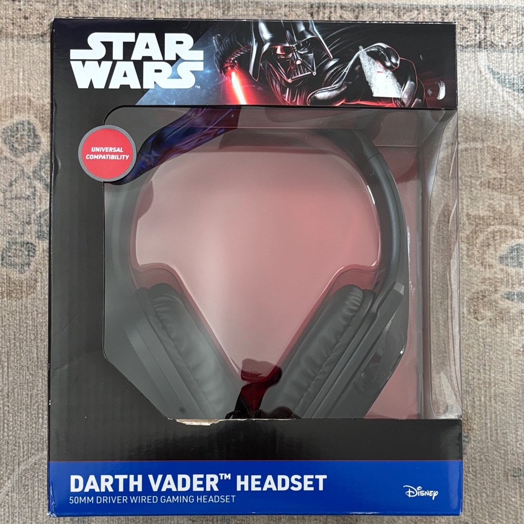 Disney Video Games & Consoles | Disney Star Wars Darth Vader Gaming Headset - Black And Red | Color: Black/Red | Size: Os