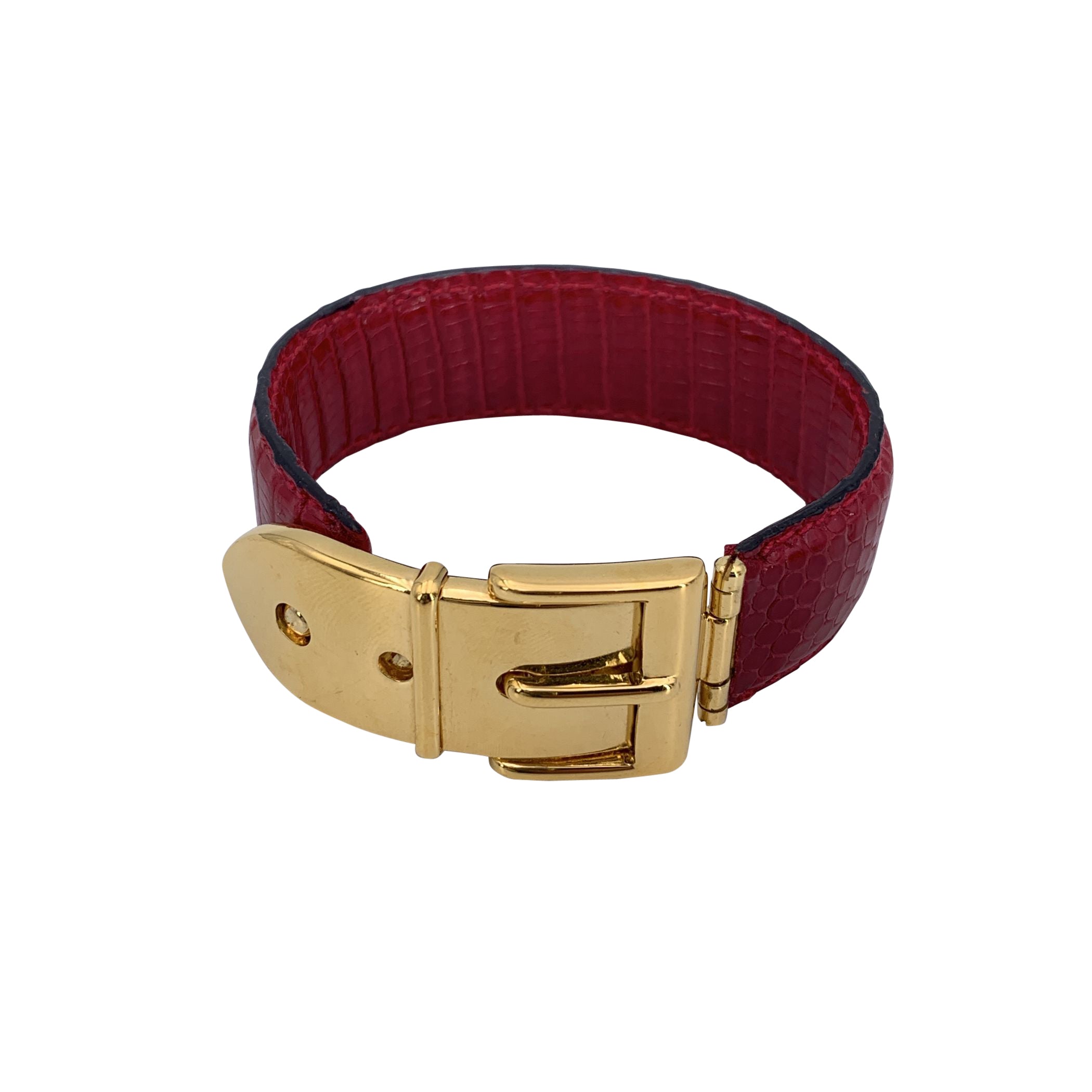 Gucci Pre-owned Womens Vintage Metal Bracelet - Red - One Size | Gucci Pre-owned Sale | Discount Designer Brands
