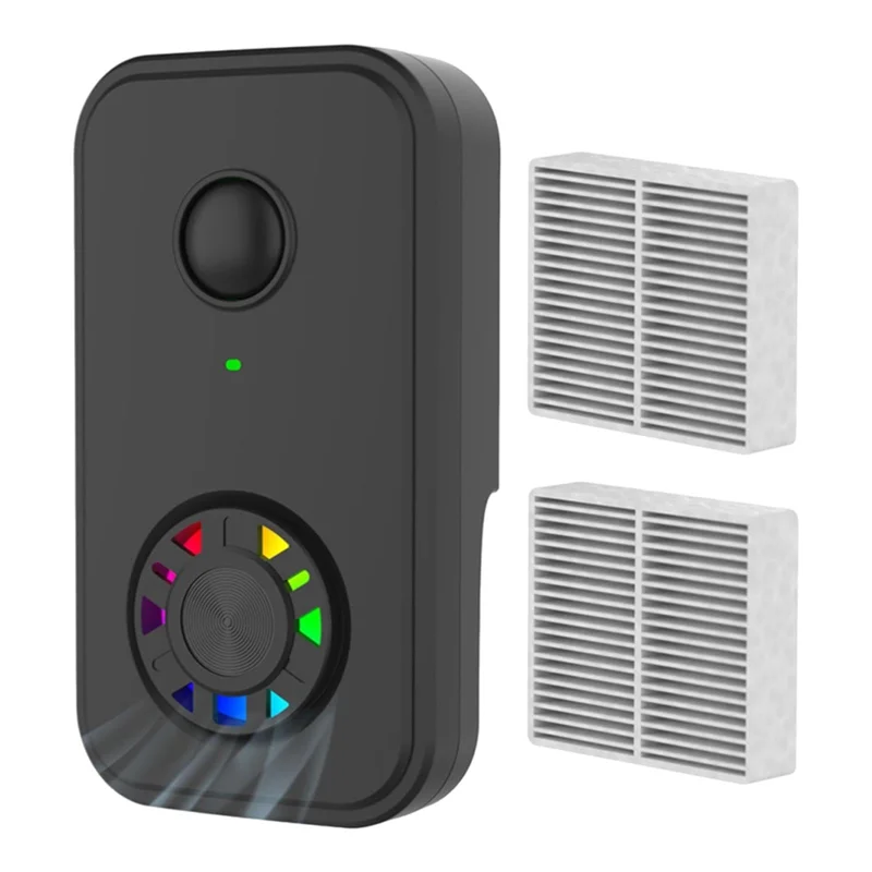 A78E-Luftreiniger-Plug-in-HEPA-Filterventilator entfernt Staub, Tierhaare für Küche, Büro, Haustierzimmer, Eu-Stecker Image