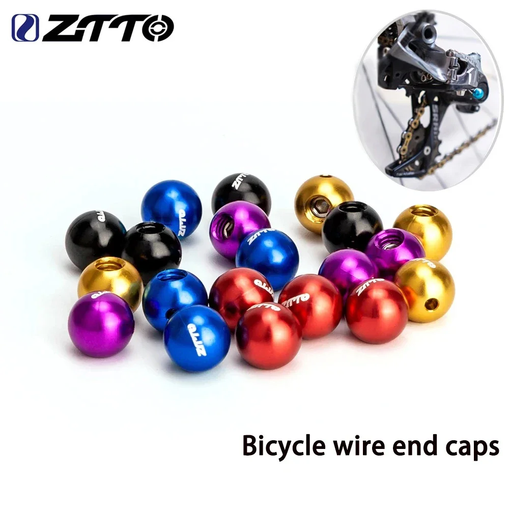 ZTTO MTB Rennrad Bremskabelkappe Drahtendkappen Bremsschaltkabel Tipps Crimps Fahrrad Bremsdraht Endkappen Image
