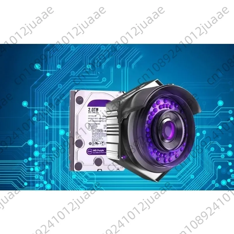 WD Purple 4 TB Überwachungsfestplatte SATA III HDD HD Festplatte für Sicherheitssystem Videorecorder DVR NVR CCTV Image