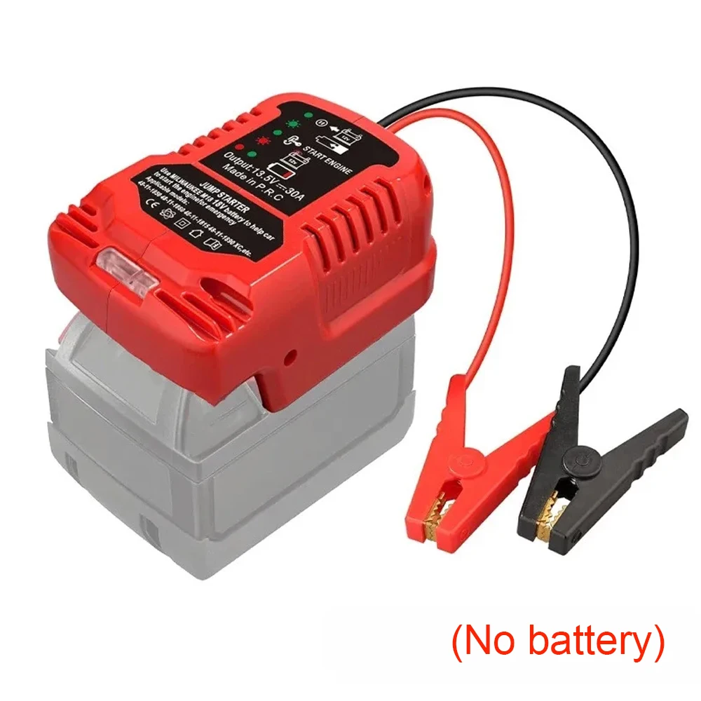 Batterie-Starthilfekabel-Adapter für Milwaukee 18V Auto Starthilfe-Verstärkerkabel Hochleistungs-Notstartwerkzeug ﻿ Image