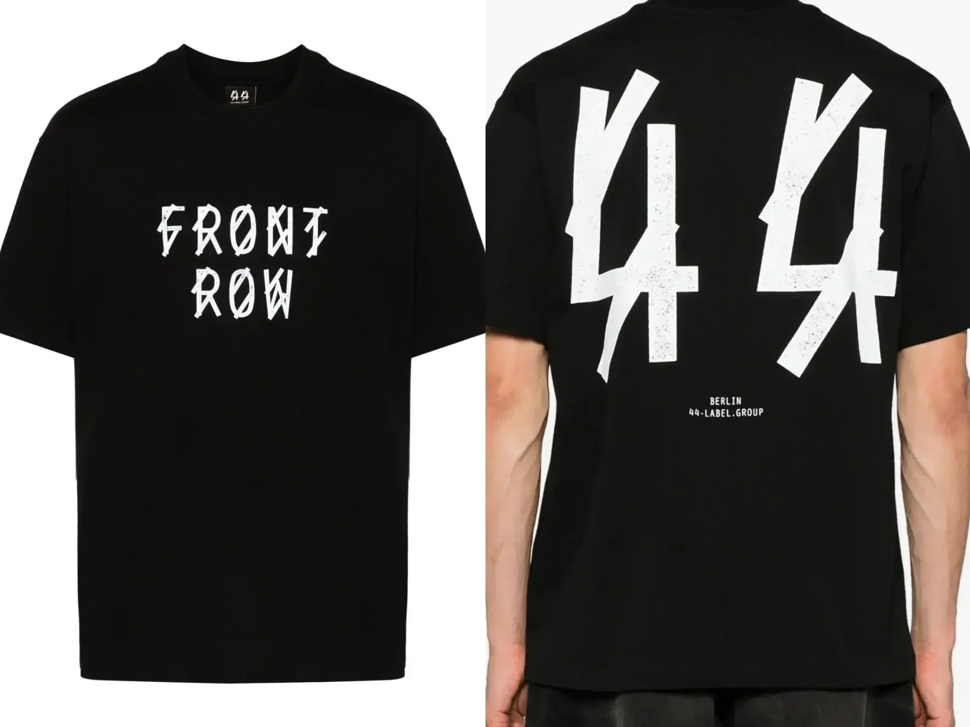 44 LABEL GROUP Baumwoll-T-Shirt für Herren und Damen, Hip-Hop-T-Shirt mit Buchstaben-Aufdruck, hochwertiges T-Shirt, neues Herren-T-Shirt 2026