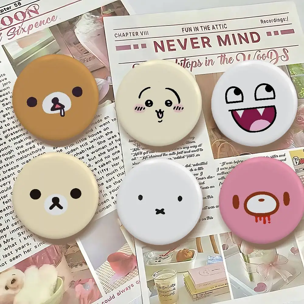 Kawaii Niedliche Kollektion Runde Exquisite Anstecknadeln Kreative Pins für Kleidung Hut Rucksack Geschenk Accessoires Image