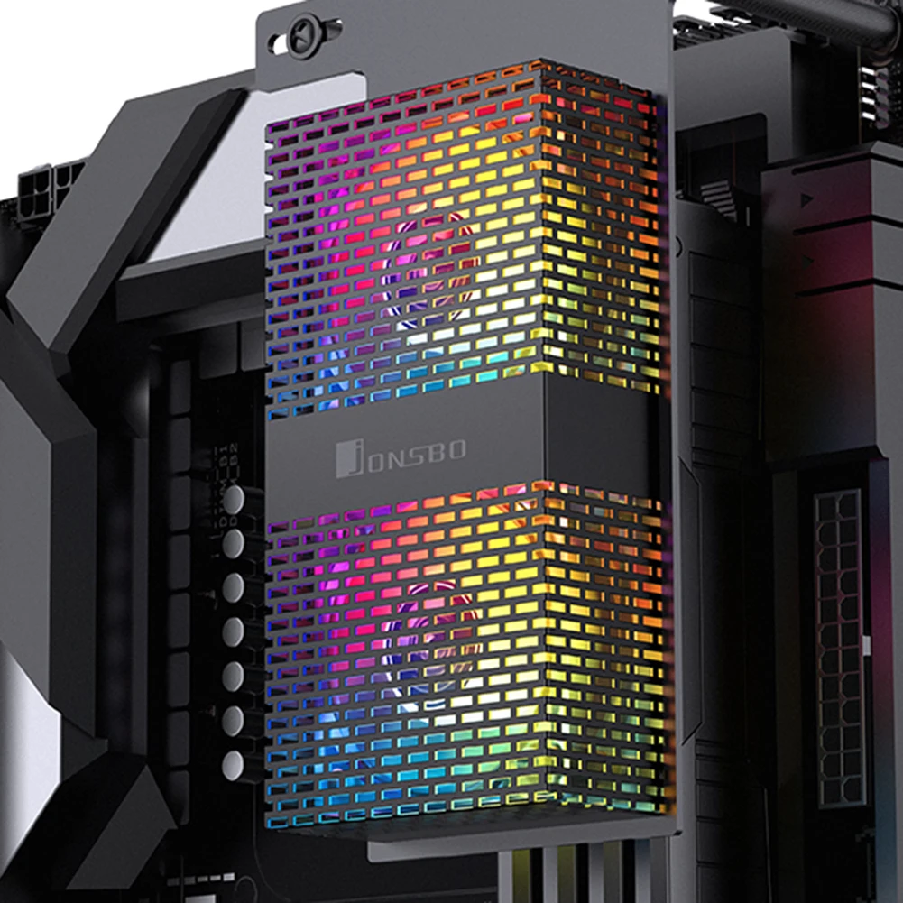 PC-Speicher-Kühlkörper 4-Pin PWM Dual 5020 Lüfter 3600RPM RAM-Speicher-Kühler 5V 3PIN ARGB RAM-Kühler für DDR4 DDR5 Kühlung Image