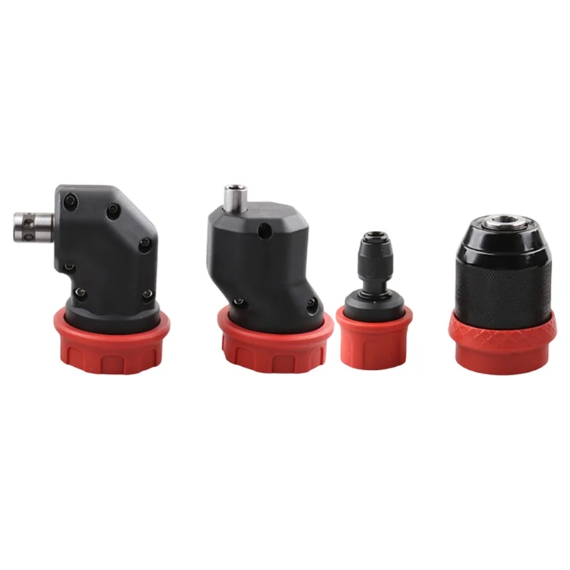 SHGO-Für 6,35 Mm Schaft Bürstenlosen Wiederaufladbaren Bohrmaschine Adapter Umwandlung Chuck-4Pcs Elektrische Bohrfutter schnell-Release Teil Image