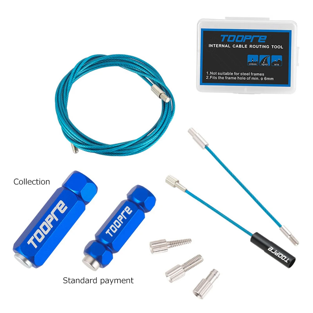 TOOPRE Fahrrad-Innenkabel-Führungswerkzeug-Set Interne Kabelführung Fahrradwerkzeuge Schnellspanner Fahrrad-Reparatur-Kit Zubehör Image