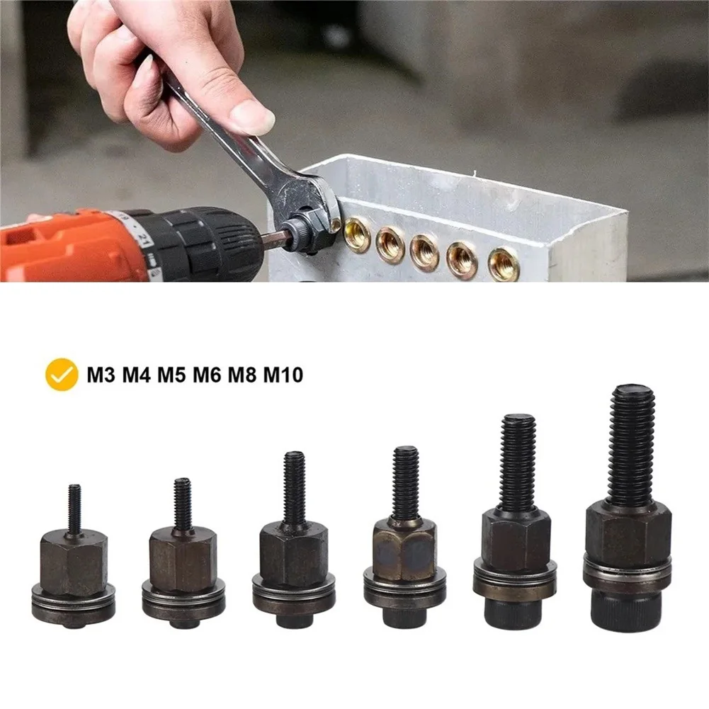 1 Stück Handnietzange für Nietmuttern, Manuelles Nietwerkzeug, Zubehör für Muttern M3 M4 M5 M6 M8 M10 Image