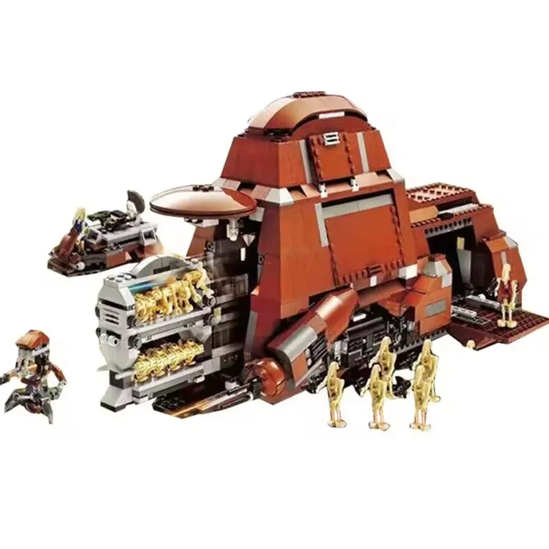 1326 Teile Passend für 7662 Trade Federation MTT Bausteine Modellziegel Militärisches Transportfahrzeug Ornament Weihnachts- und Geburtstagsgeschenke Image
