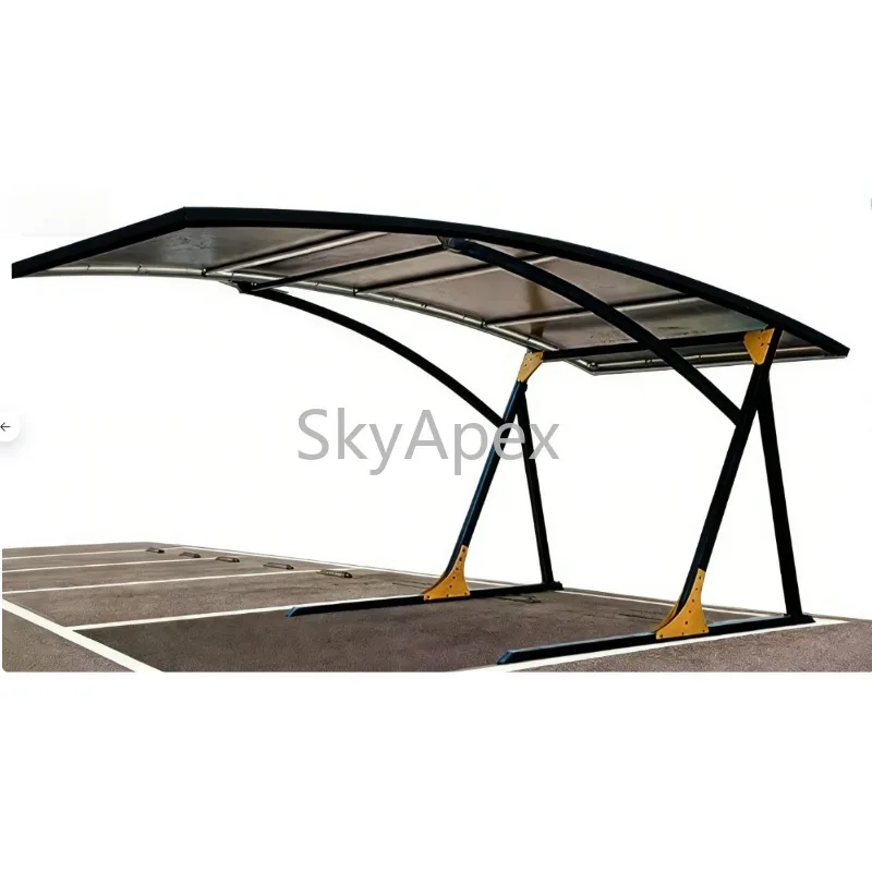 Auf Lager Tragbares Aluminium-Carport-Garagenzelt, wasserdicht, winddicht, UV-beständig, robuste Tanne für den Heim- und Außenbereich, für alle Wettergebrauch Image