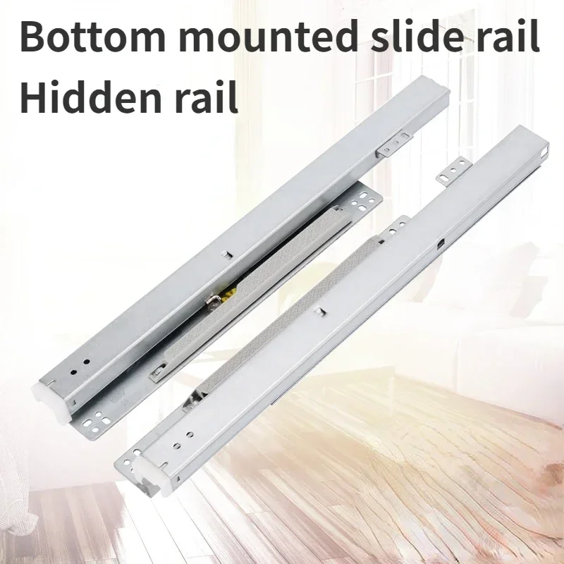 1 Paar Schmuckschrank Tabakglas Vitrine Regalstütze Schubladenschiene Gleitschiene Untere Gleitschiene Führungsschiene