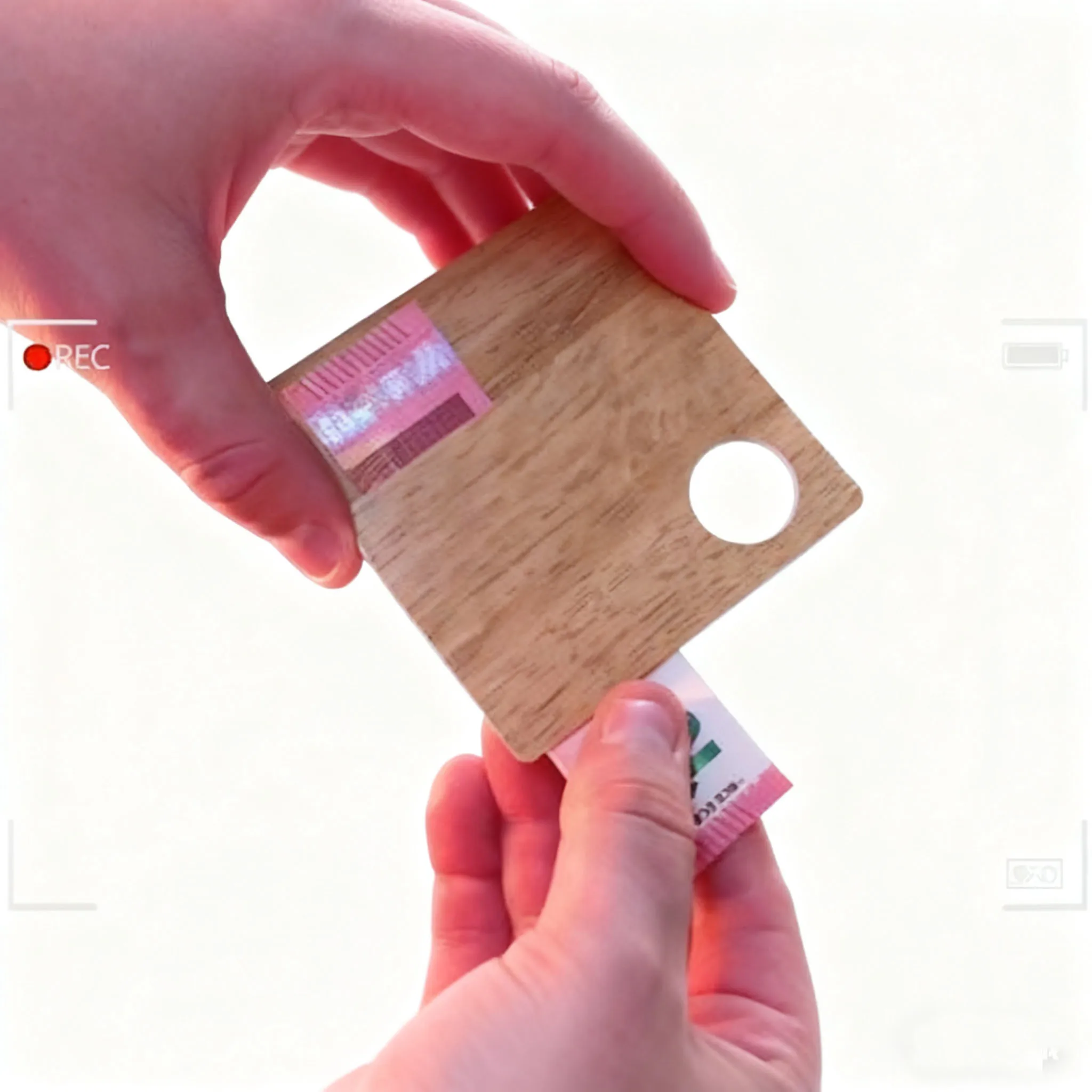 CRACK von Mickael Chatelain Nahaufnahme Zaubertricks Illusionen Gimmicks Mentalismus Requisiten Schnitt- und Wiederherstellung Rechnungsrestaurations-Requisiten Image