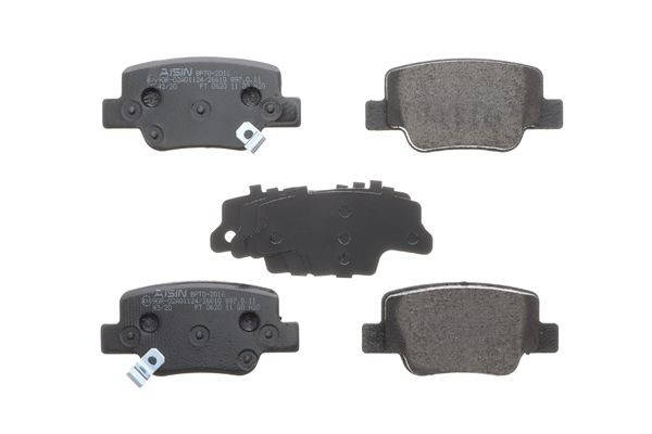 AISIN Bremsbelagsatz TOYOTA BPTO-2016 044660F010,044660F011 Image