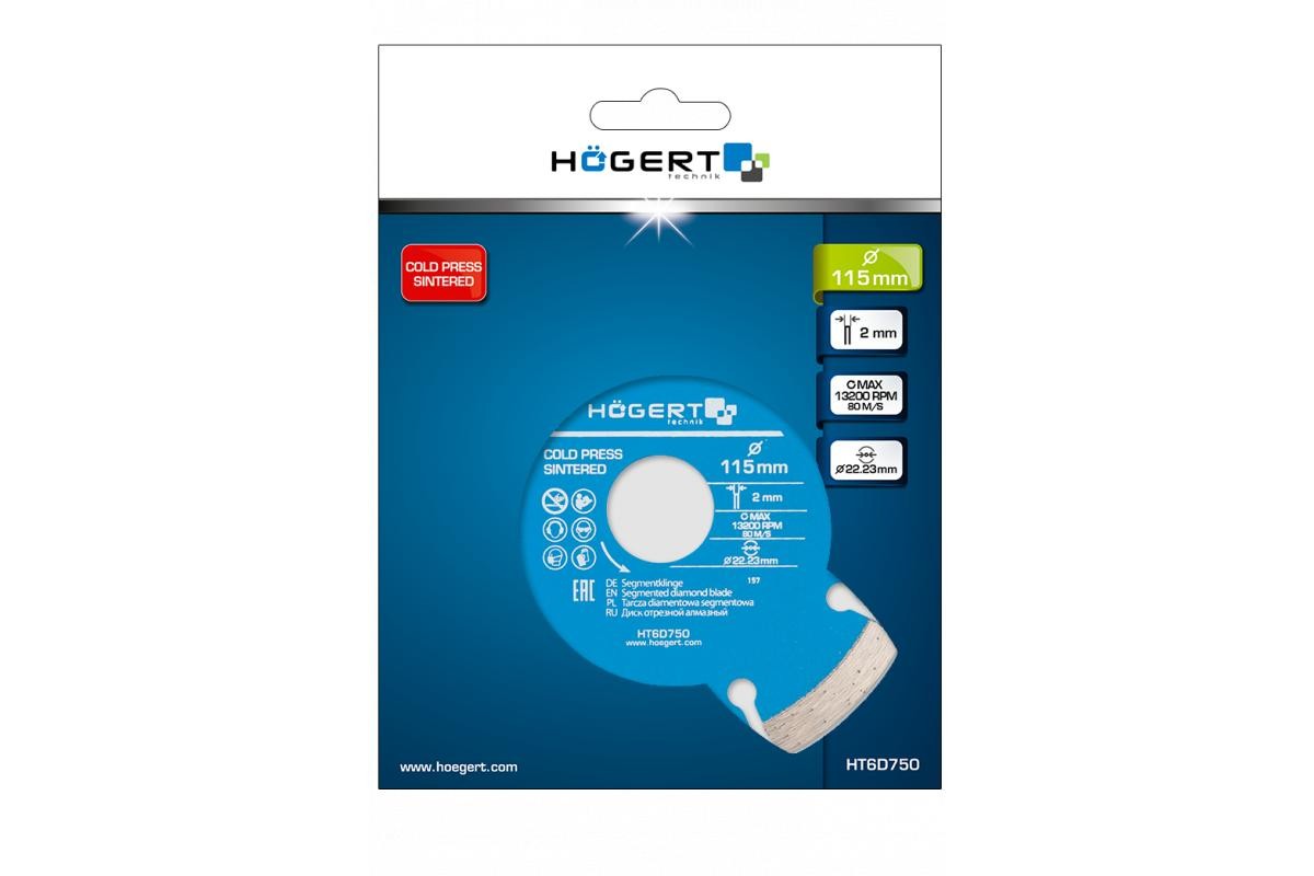 Hogert Technik Trennscheibe, Winkelschleifer HT6D751 Image