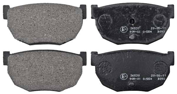 A.B.S. Bremsbelagsatz NISSAN 36530 44060A1185,44060P9690,DD06004S25 4406004S26,4406004S27 Image