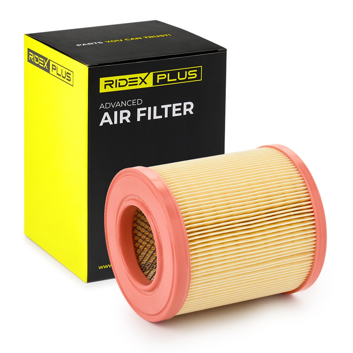 RIDEX PLUS Luftfilter AUDI 8A0146P 4F0133843A Motorluftfilter,Filter für Luft Image