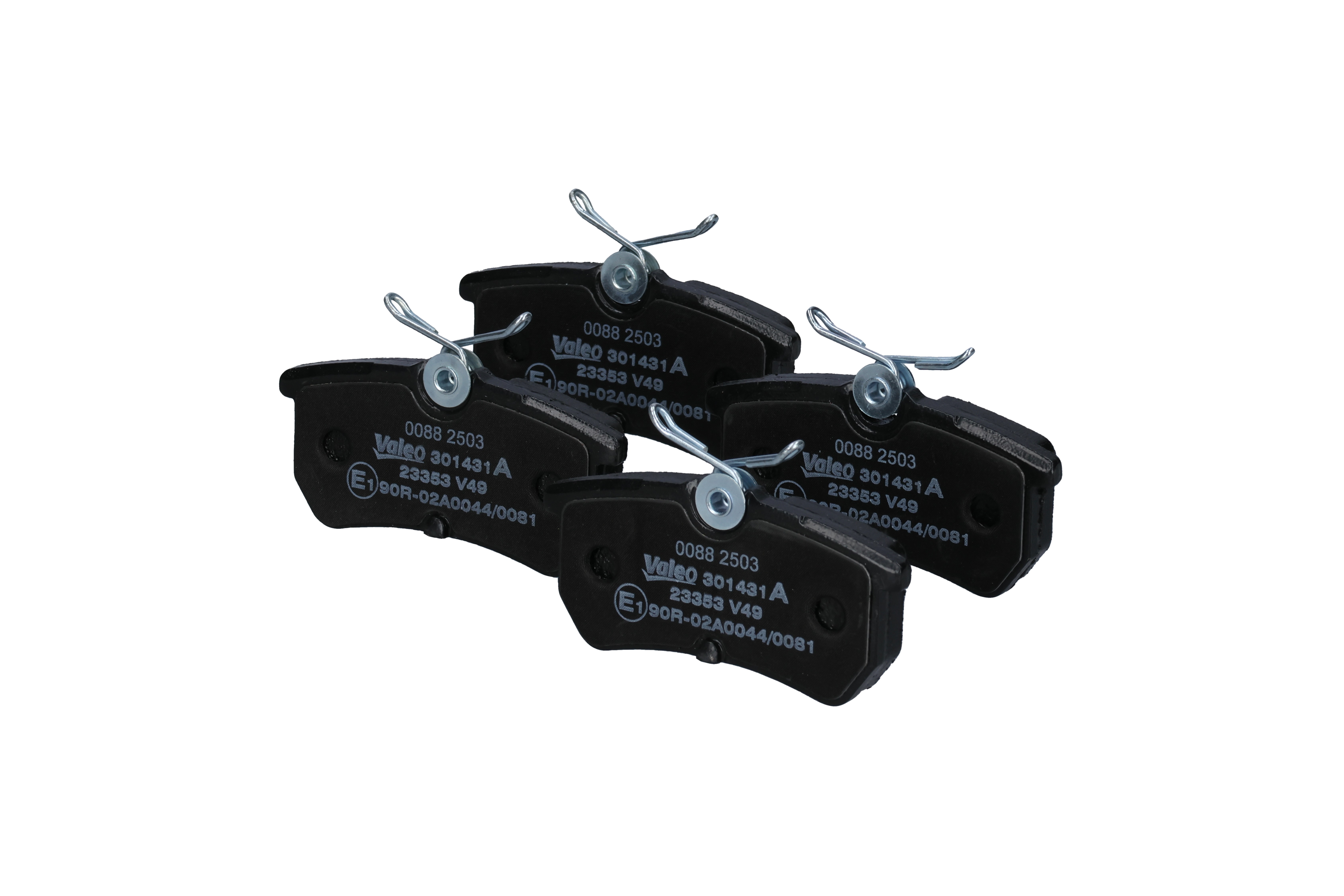 VALEO Bremsbelagsatz FORD 301431A 1075565,1107698,1425407 1848556,98AX2M008BA,98AX2M008BB,C1BC2M008AC,1780884,1802317,1810990,98AB2M008BA Image