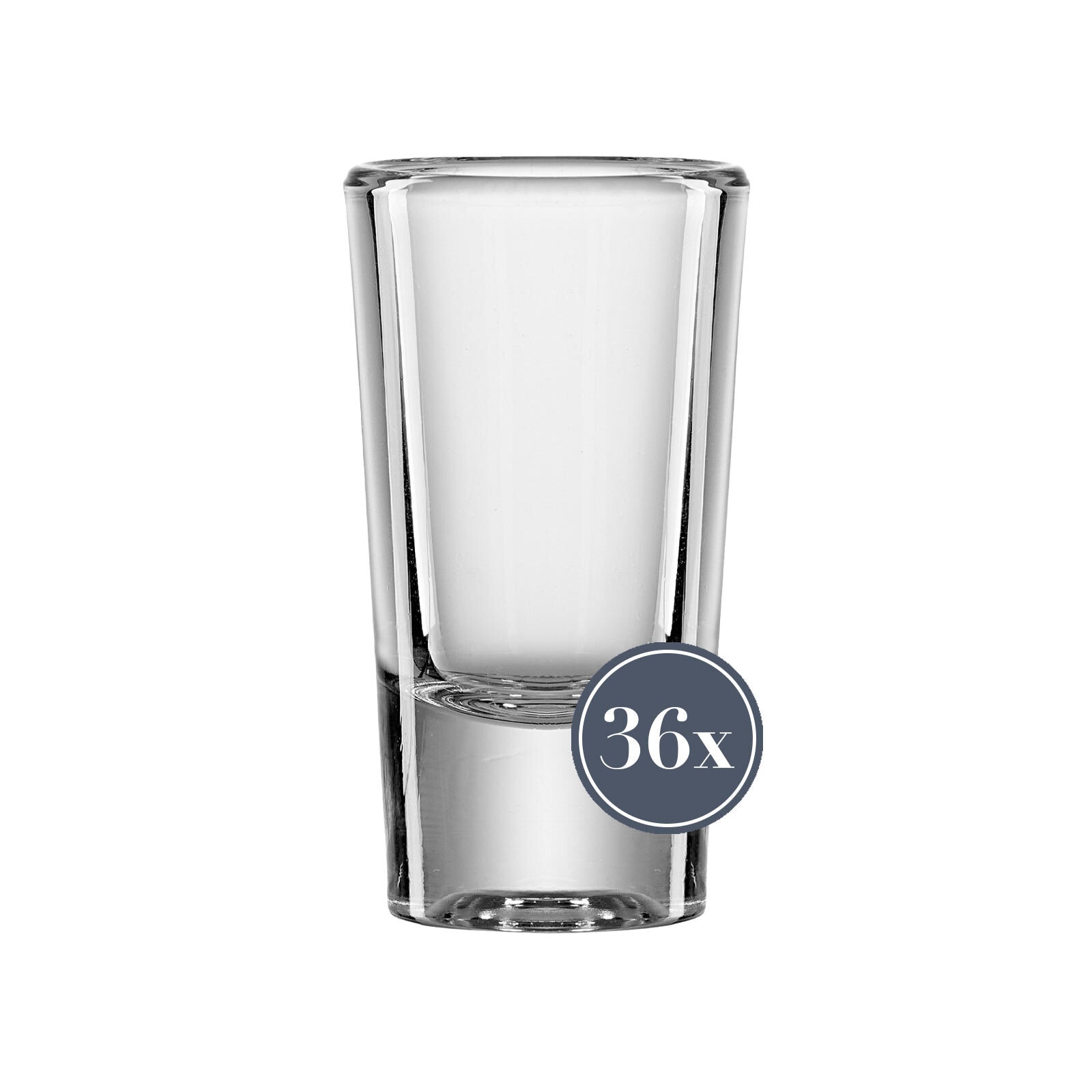 Schnapsglas RITZENHOFF & BREKER "Schnapsgläser Niko 30 ml 36er Set transparent", bunt (transparent), 36 tlg., Glas, Trinkgefäße