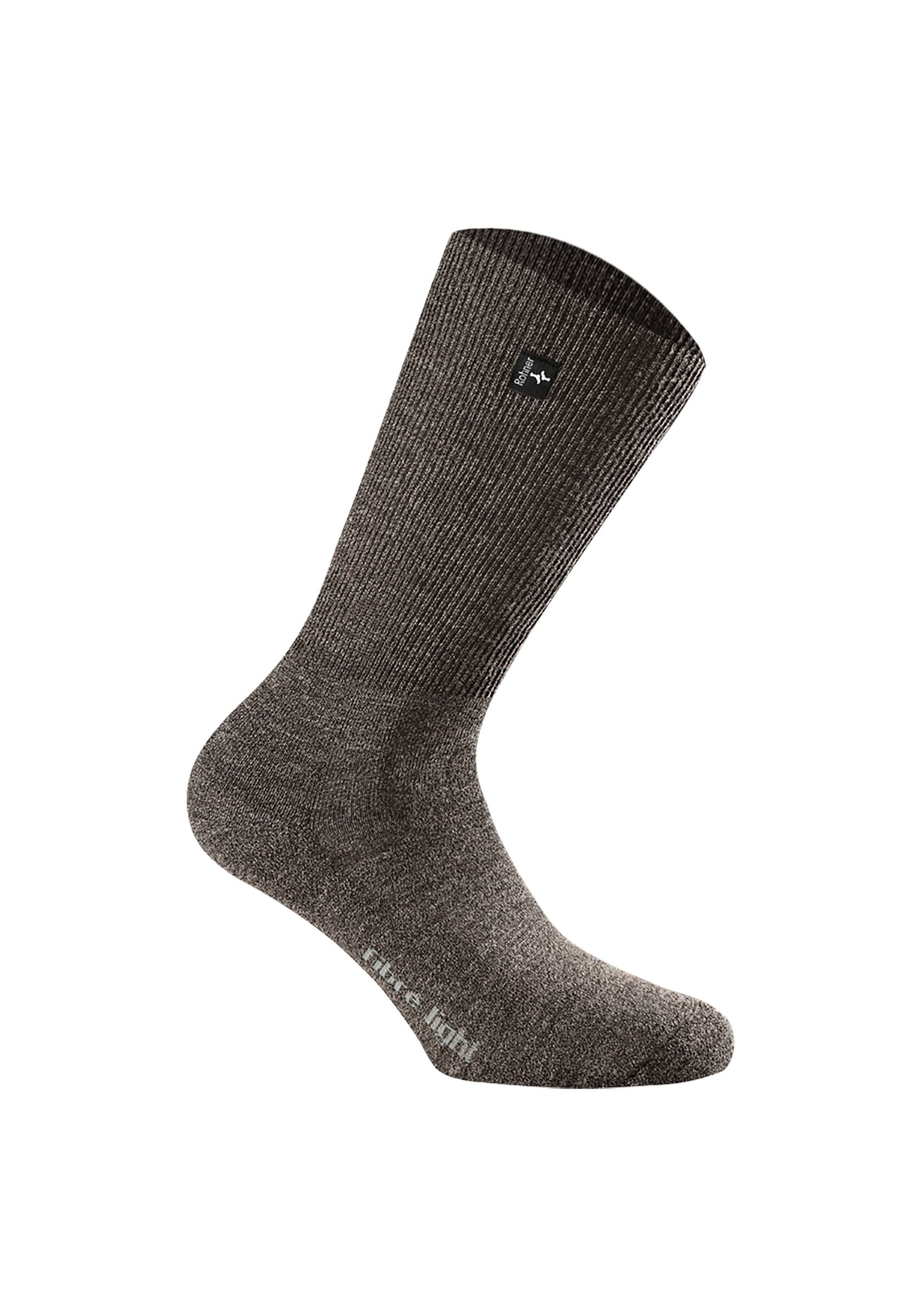 Kurzsocken ROHNER SOCKS "Socken 1er Pack", Herren, Gr. 39-41, braun, Obermaterial: 42% Wolle mw. 41% Polyamid PA. 15% Polypropylen PP. 2% Elasthan EL., Socken