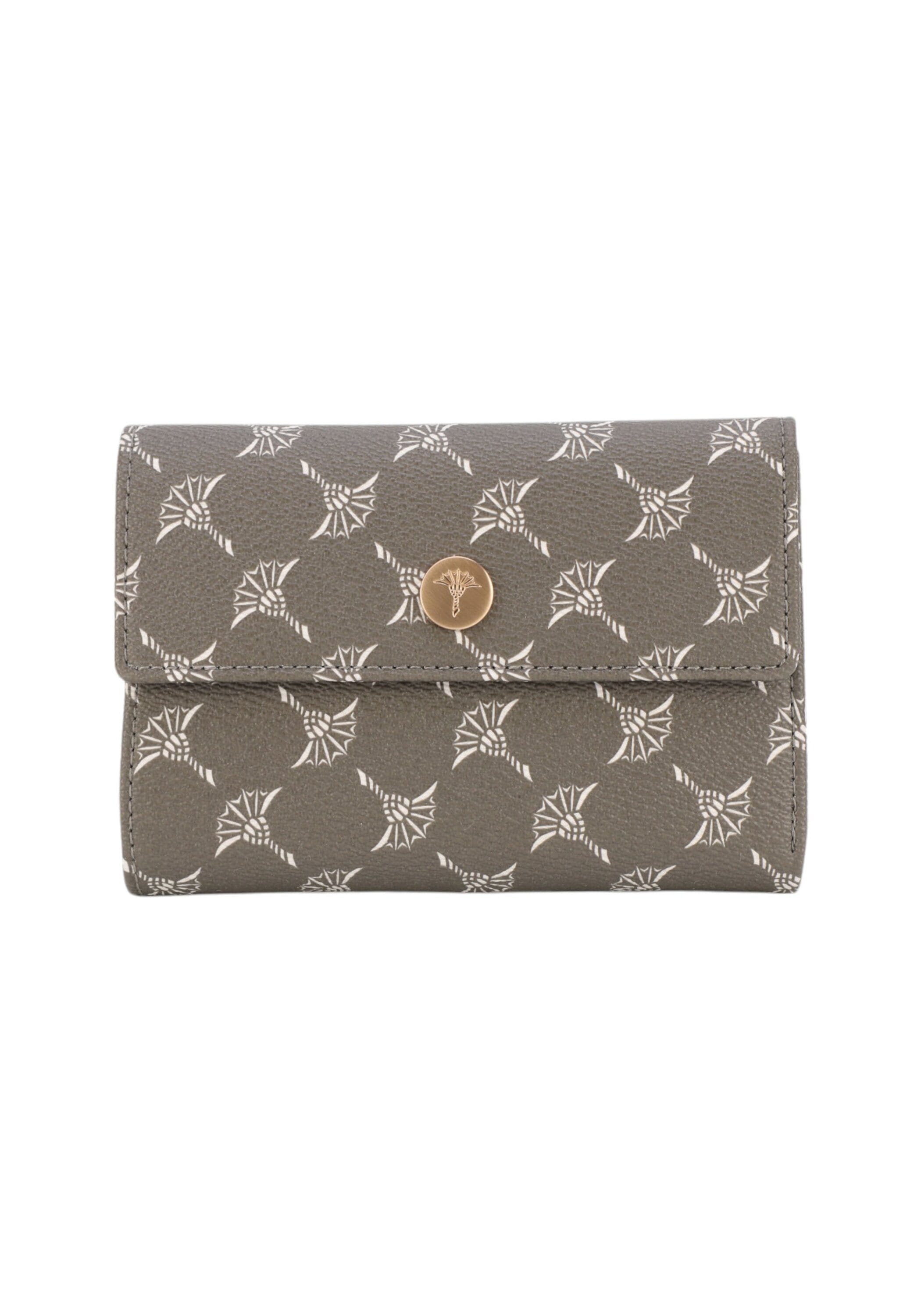 Geldbörse JOOP "Geldbörse Cortina 1.0 Cosma Purse mh10f", Damen, grün (grün (burnt olive)), Obermaterial: 100% Kunstleder synt.leather., Kleinlederwaren