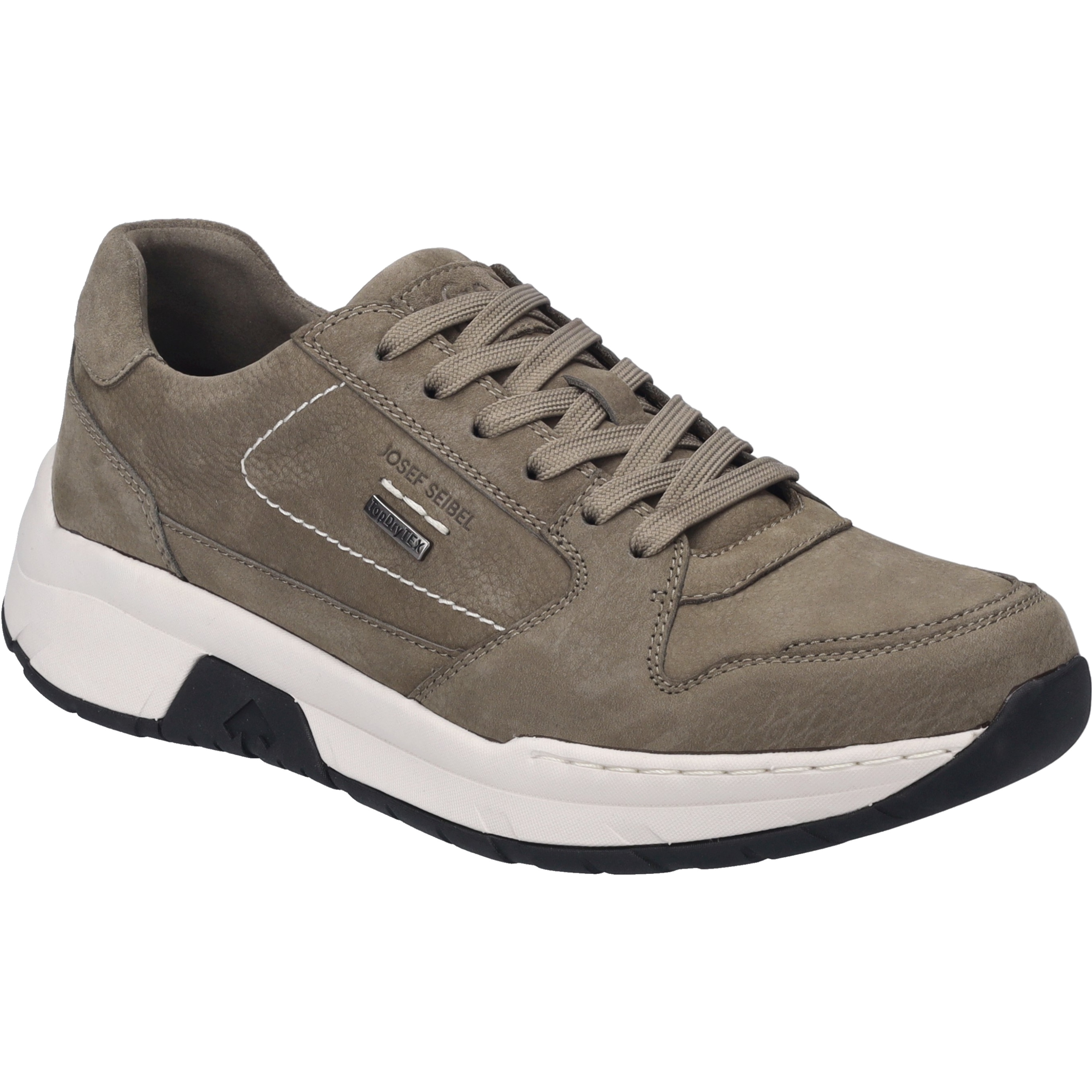 Sneaker JOSEF SEIBEL "Mitchell 50, grau", Herren, Gr. 45, grau, Obermaterial: 100% Rindsleder Leather cow., Schuhe Sneaker