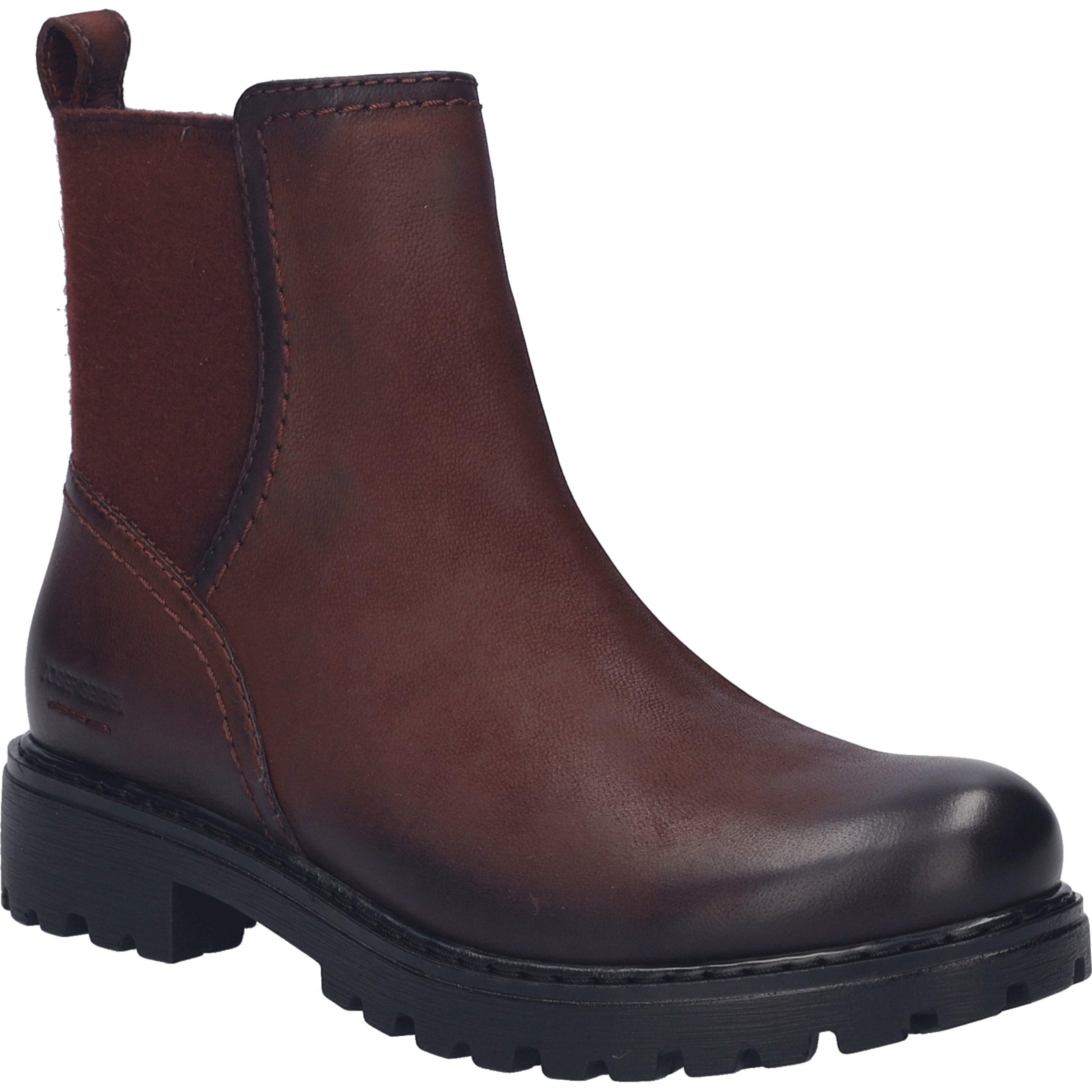 Stiefelette JOSEF SEIBEL "Melinda 30, bordeaux", Damen, Gr. 43, rot (bordeaux), Obermaterial: 100% Rindsleder Leather cow., Schuhe Stiefelette