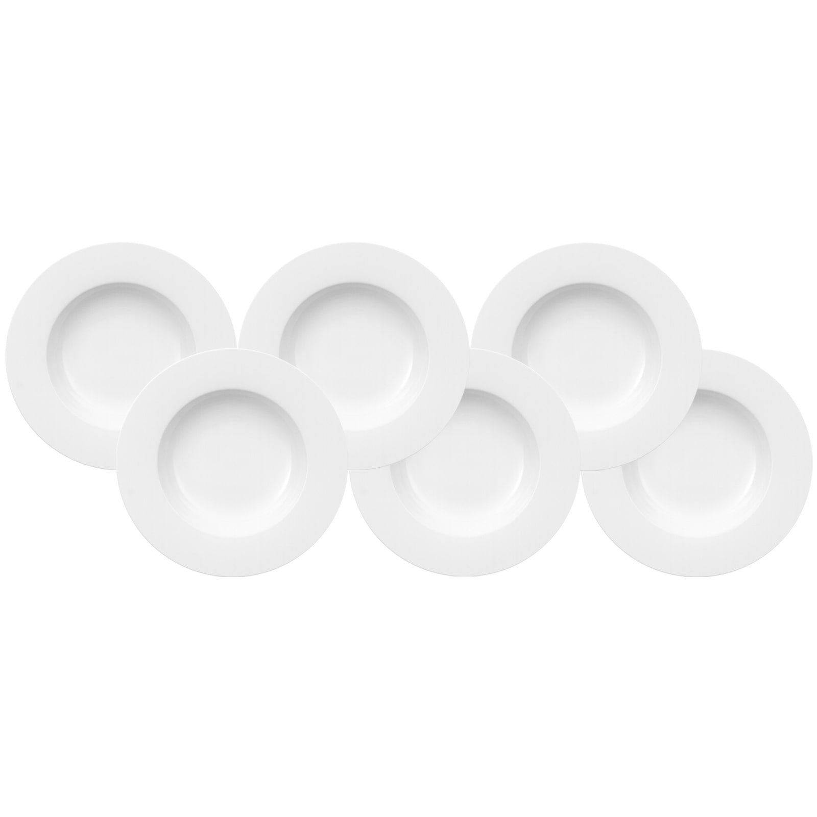 Pastateller VILLEROY & BOCH "Pastateller Royal ø 30.0 cm 6er Set weiß", weiß, Speiseteller Image