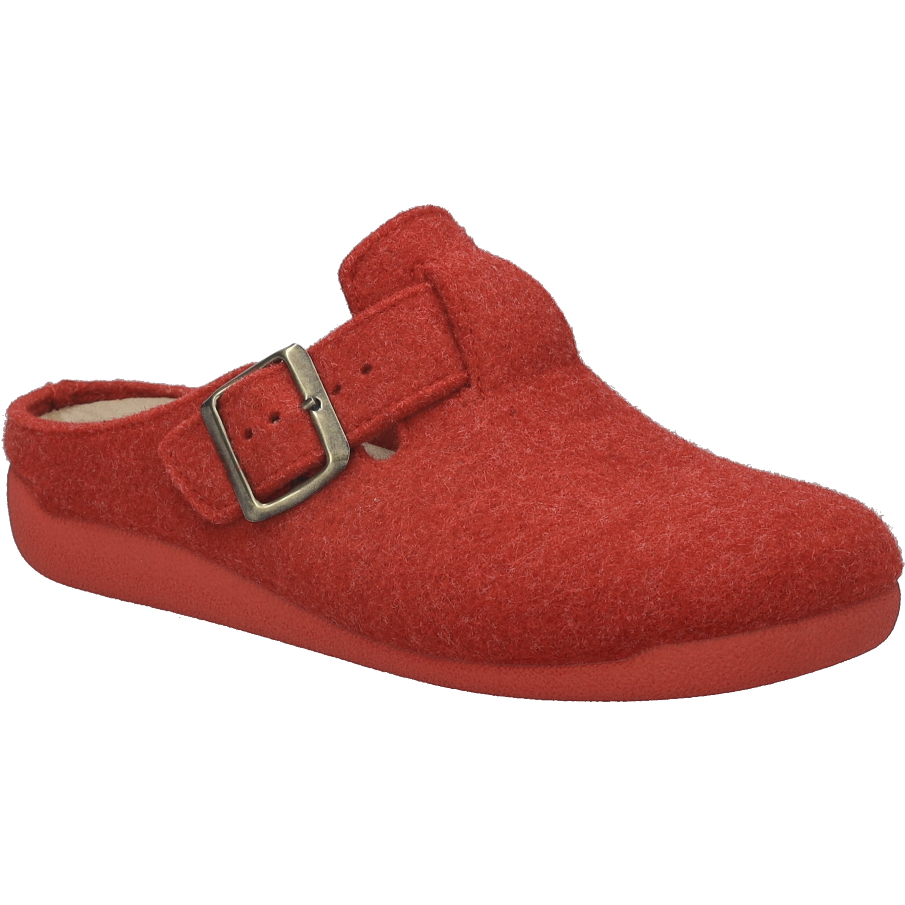 Hausschuh JOSEF SEIBEL "Cara 01, rot", Damen, Gr. 39, rot, Obermaterial: 100% Textilmaterial TEXMAT., Schuhe Hausschuh