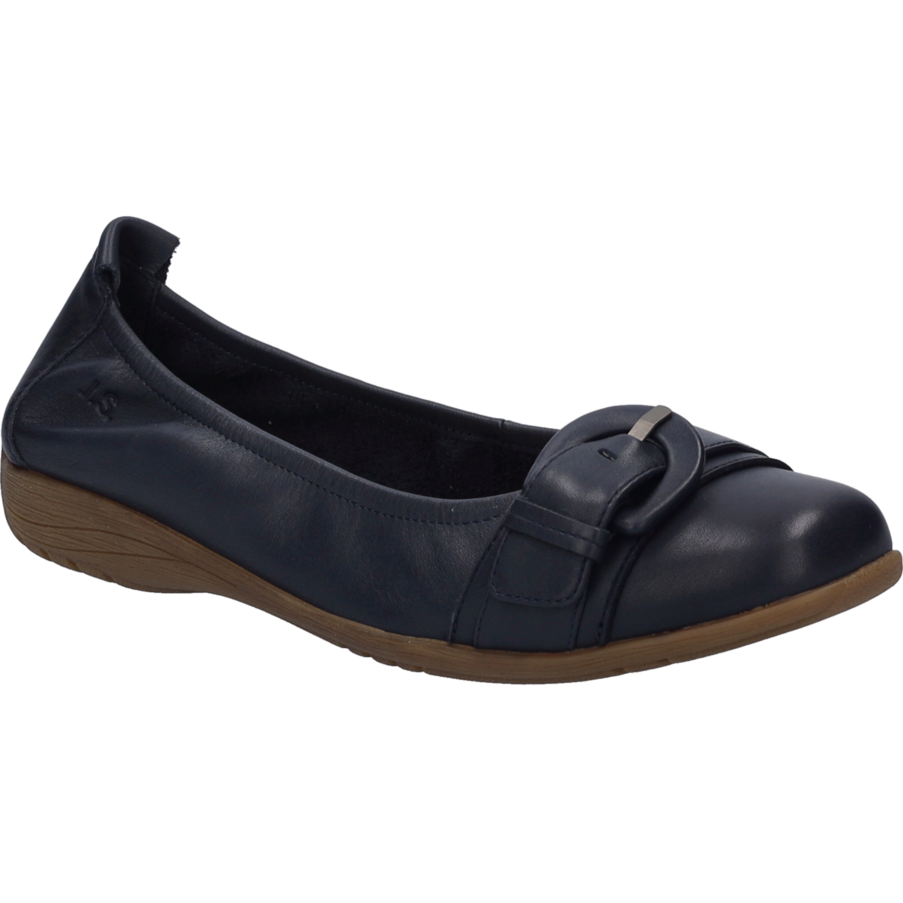 Ballerina JOSEF SEIBEL "Fenja 23, indigo", Damen, Gr. 36, blau (indigo), Obermaterial: 100% Rindsleder Leather cow., Schuhe Ballerina