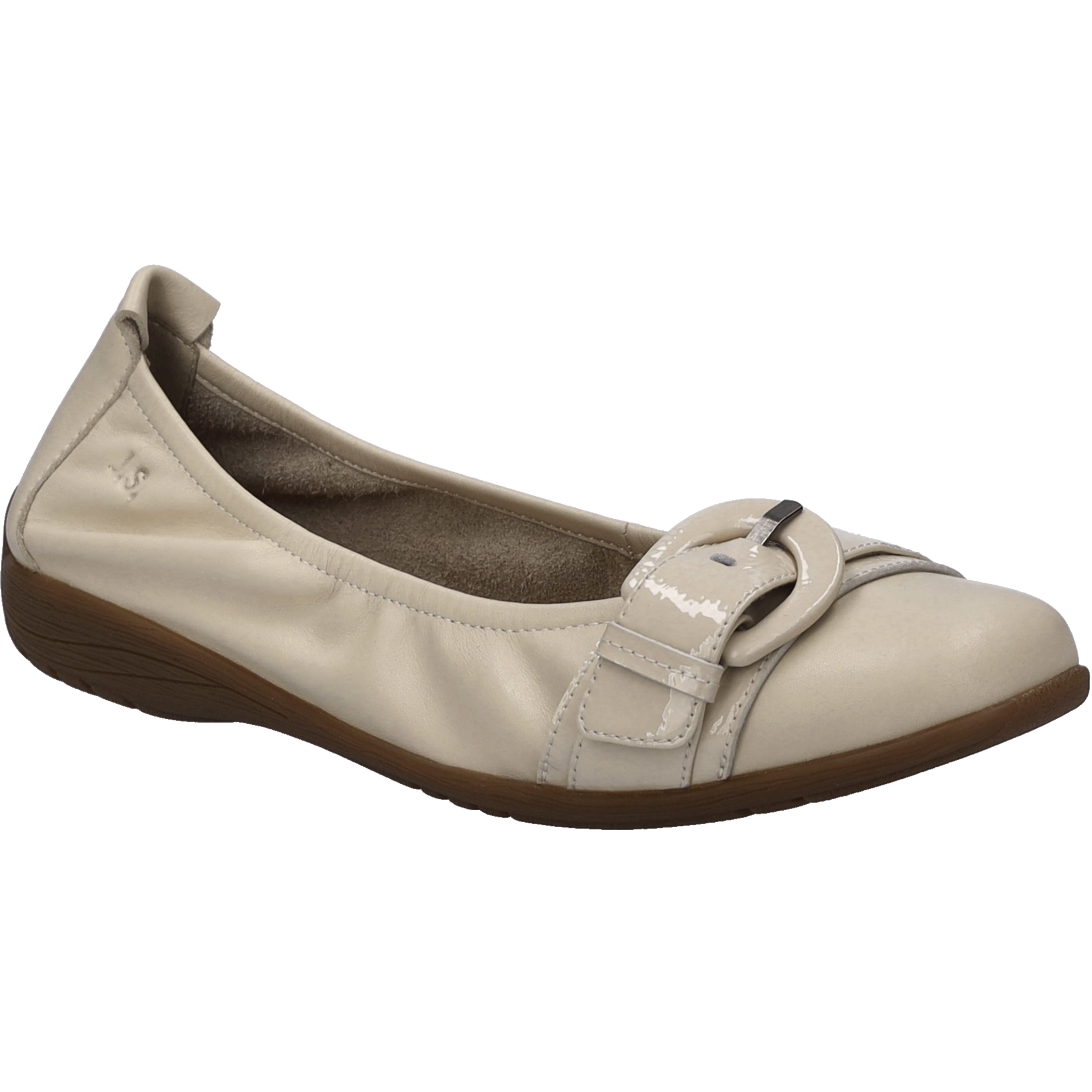 Ballerina JOSEF SEIBEL "Fenja 23, sand", Damen, Gr. 41, beige (sand), Obermaterial: 100% Rindsleder Leather cow., Schuhe Ballerina