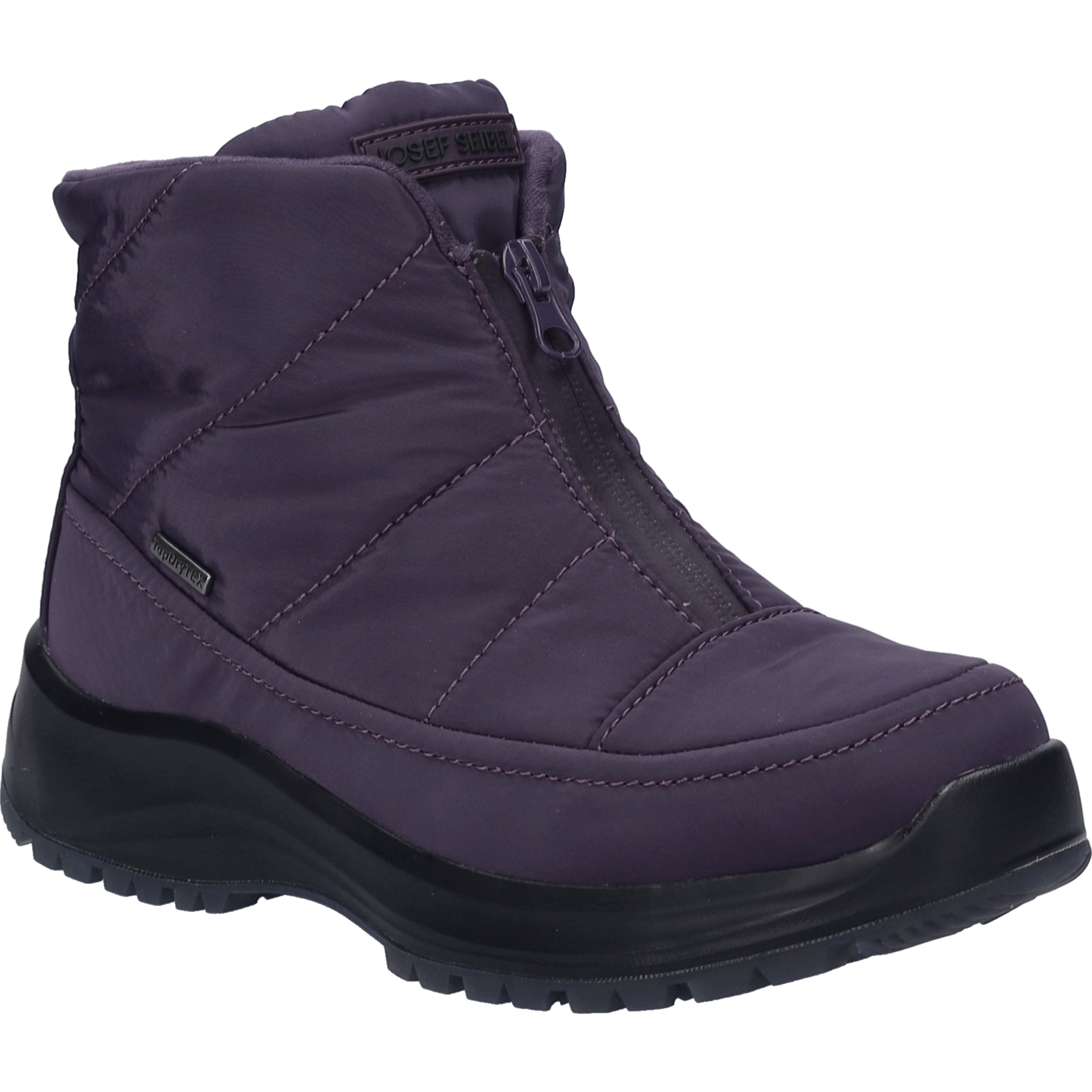Stiefelette JOSEF SEIBEL "Colorado 55, violet", Damen, Gr. 38, lila (violet), Obermaterial: 100% Textilmaterial TEXMAT., Schuhe Stiefelette
