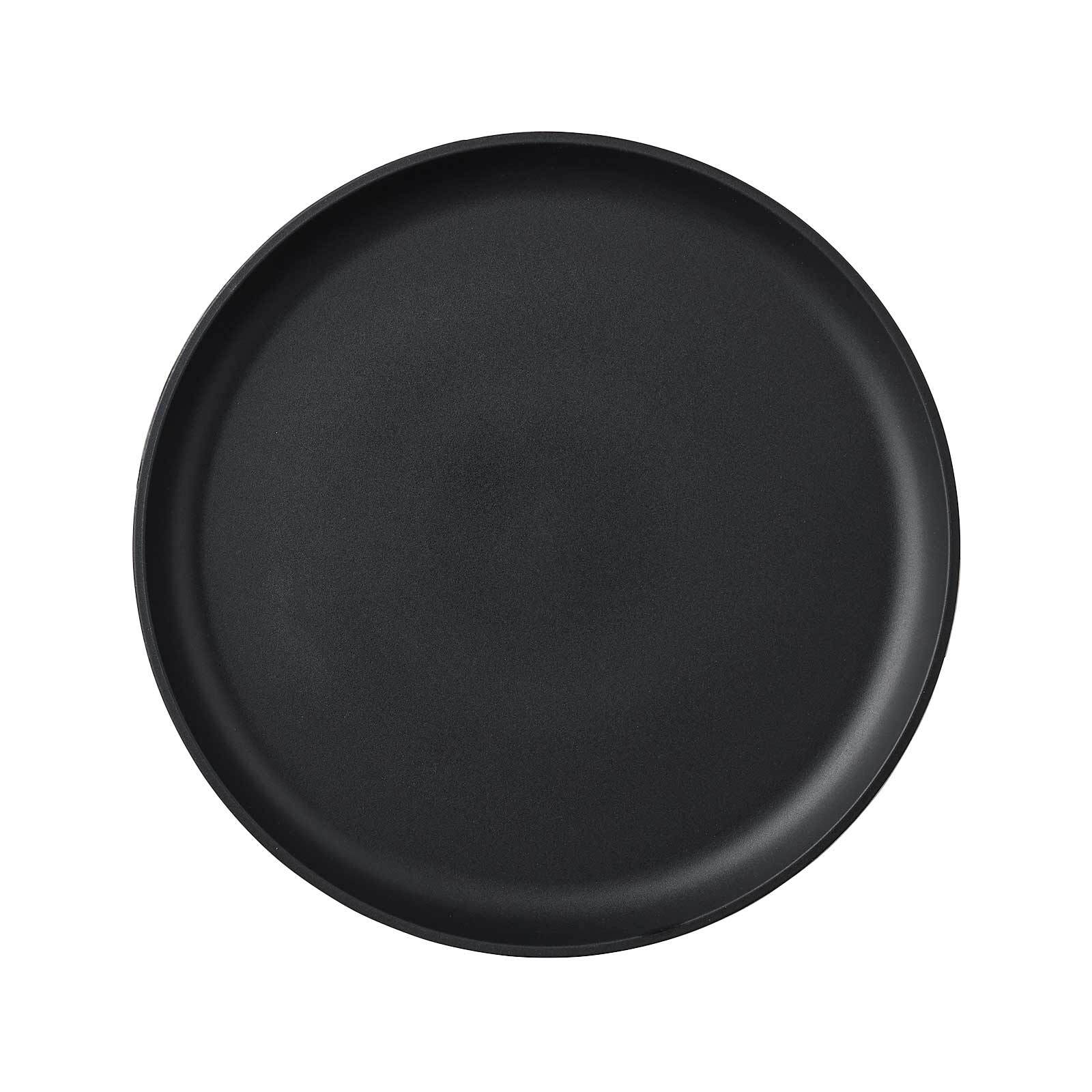 Frühstücksteller MEPAL "Frühstücksteller Silueta ø 23 cm", schwarz (nordic schwarz), L:23cm, Speiseteller