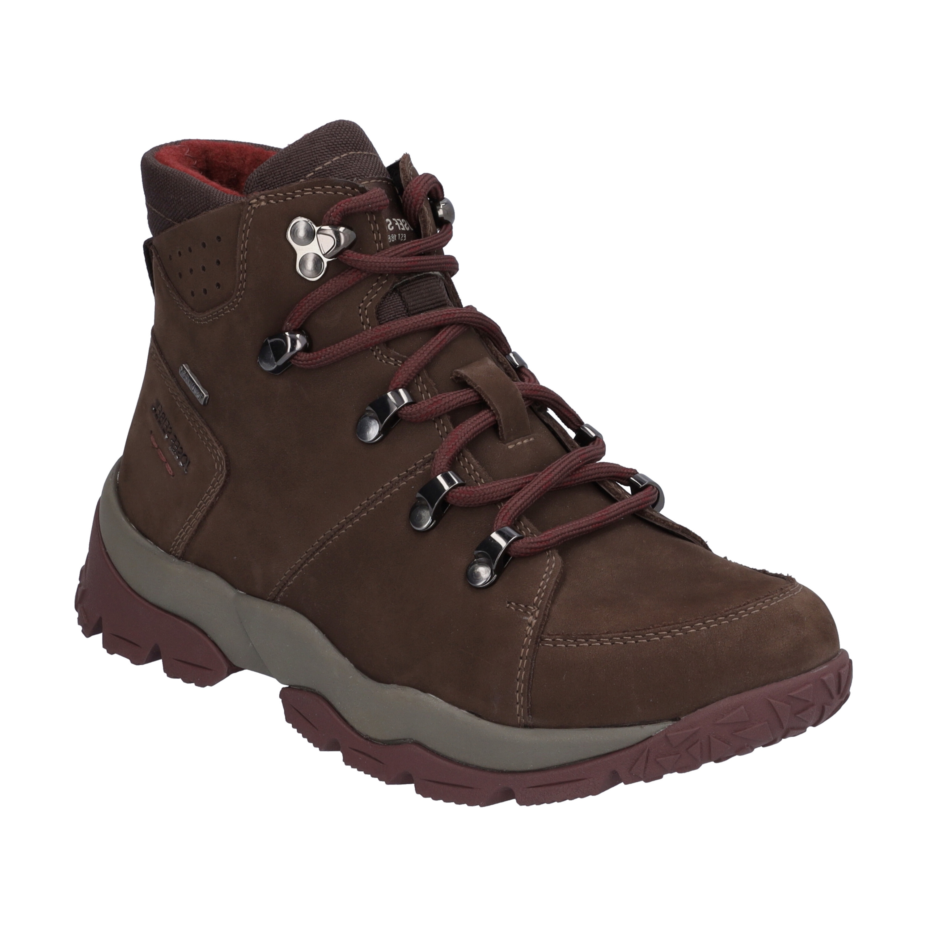 Stiefelette JOSEF SEIBEL "Philippa 50, brandy", Damen, Gr. 40, braun (brandy), Obermaterial: 80% Rindsleder Leather cow. 20% Textilmaterial TEXMAT., Schuhe Stiefelette