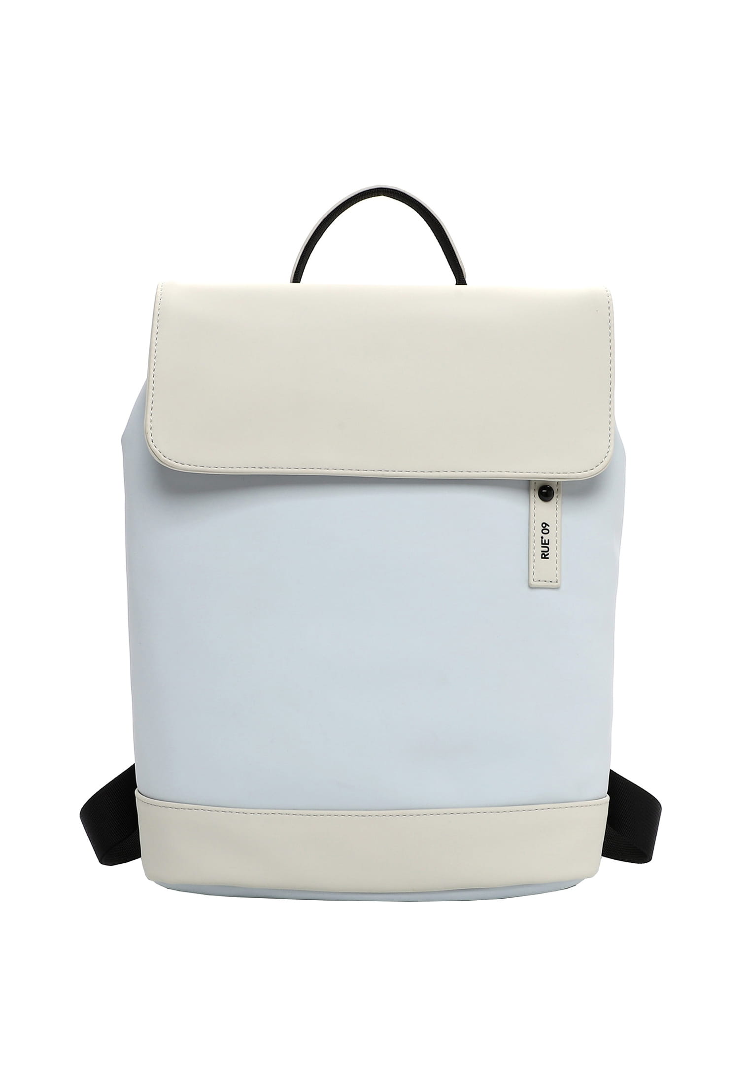 Rucksack EMILY & NOAH "Rucksack E&N Le Havre RUE 09", Damen, Gr. B/H/T: 33cm x 36cm x 12cm, blau (sky sand 539), Obermaterial: 60% Polyurethan PU. 40% Polyester PES., Rucksäcke Rucksack
