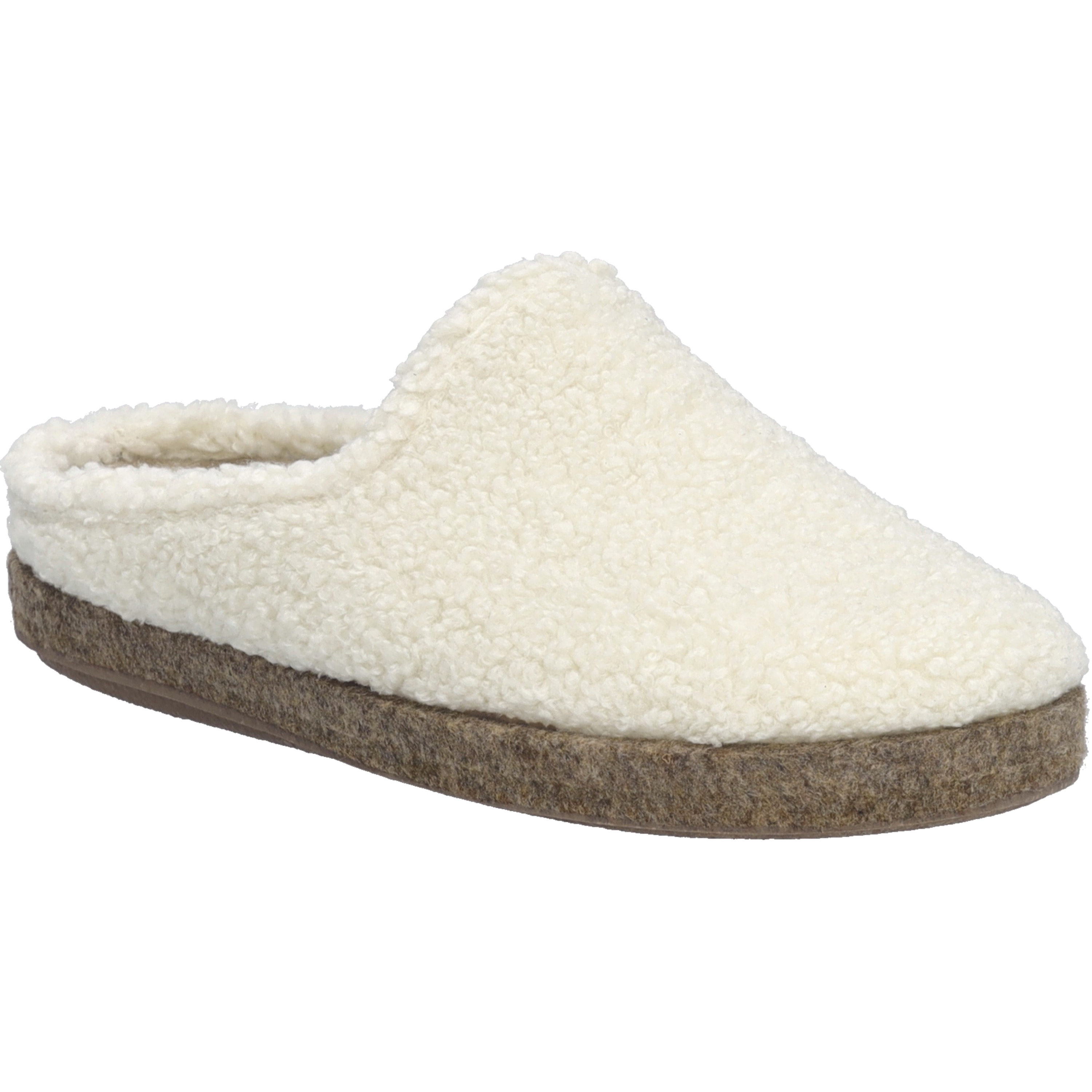 Hausschuh JOSEF SEIBEL "Lara 02, offwhite-kombi", Damen, Gr. 38, weiß (sanftes weiß, kombi), Obermaterial: 100% Textilmaterial TEXMAT., Schuhe Hausschuh