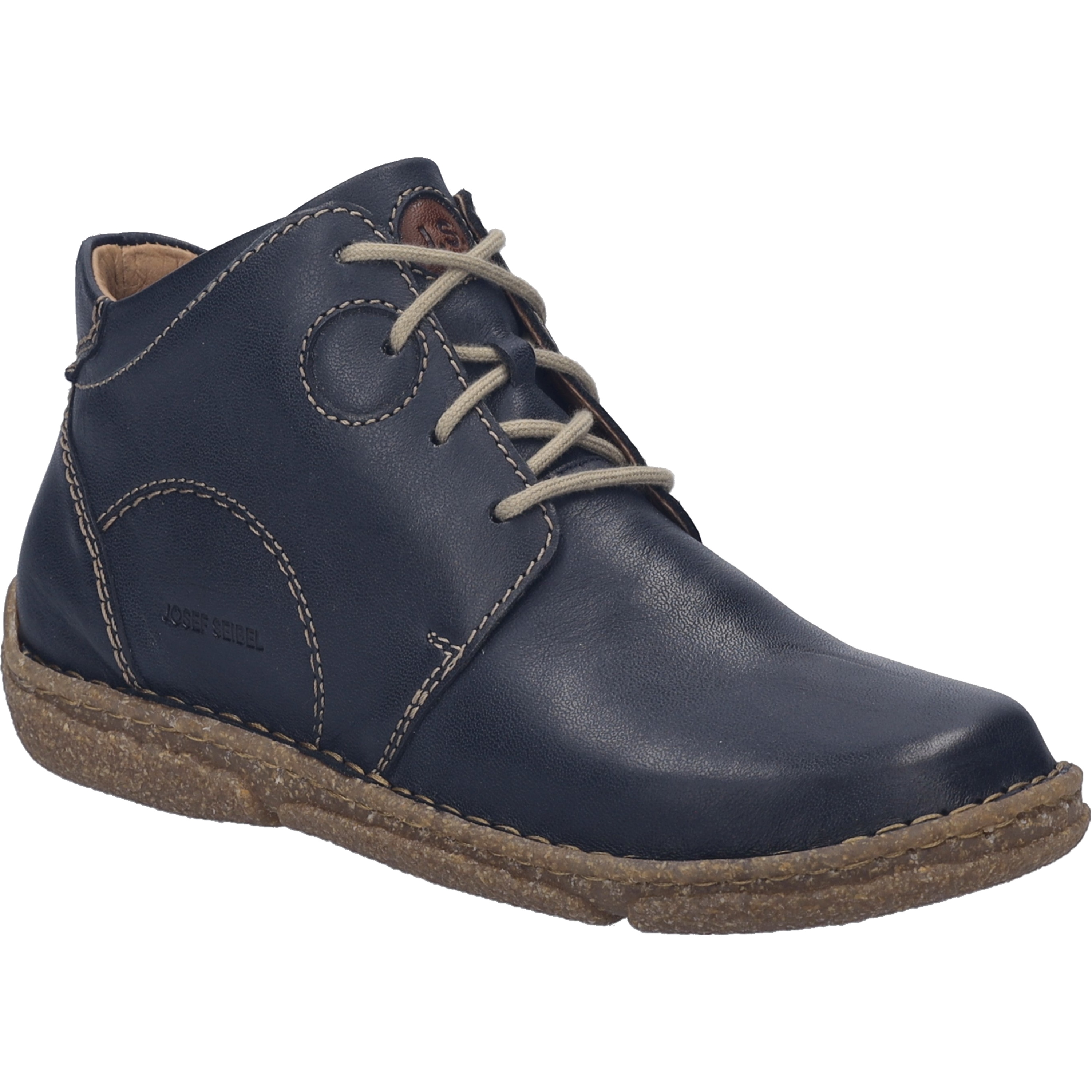 Stiefelette JOSEF SEIBEL "Neele 46, ocean", Damen, Gr. 43, blau (ocean), Obermaterial: 100% Rindsleder Leather cow., Schuhe Stiefelette
